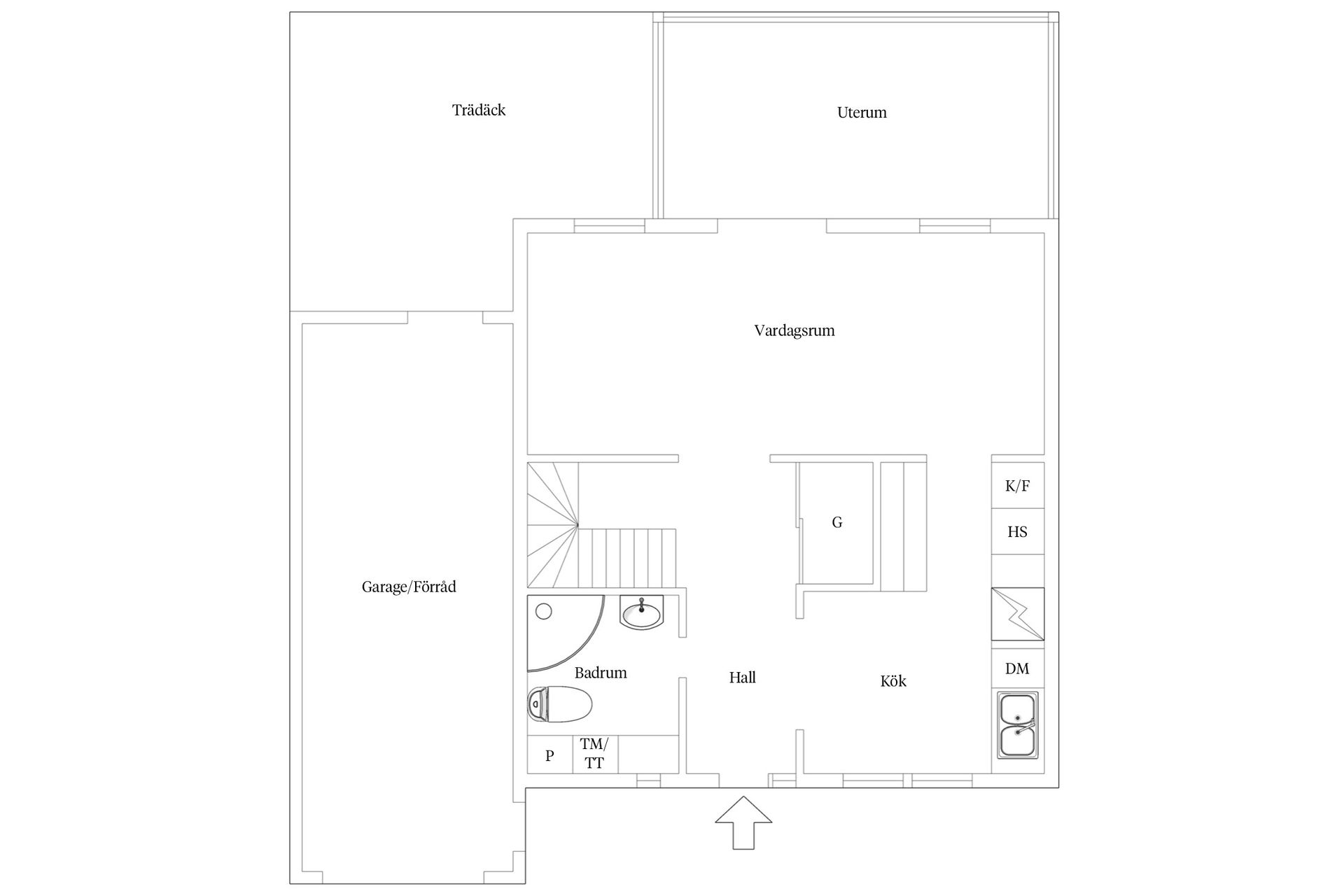 Radhus, Drivhusvägen 17, Änghög, Trelleborg