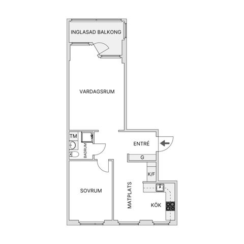 Bostadsrätt, Torggatan 18, Åstorp