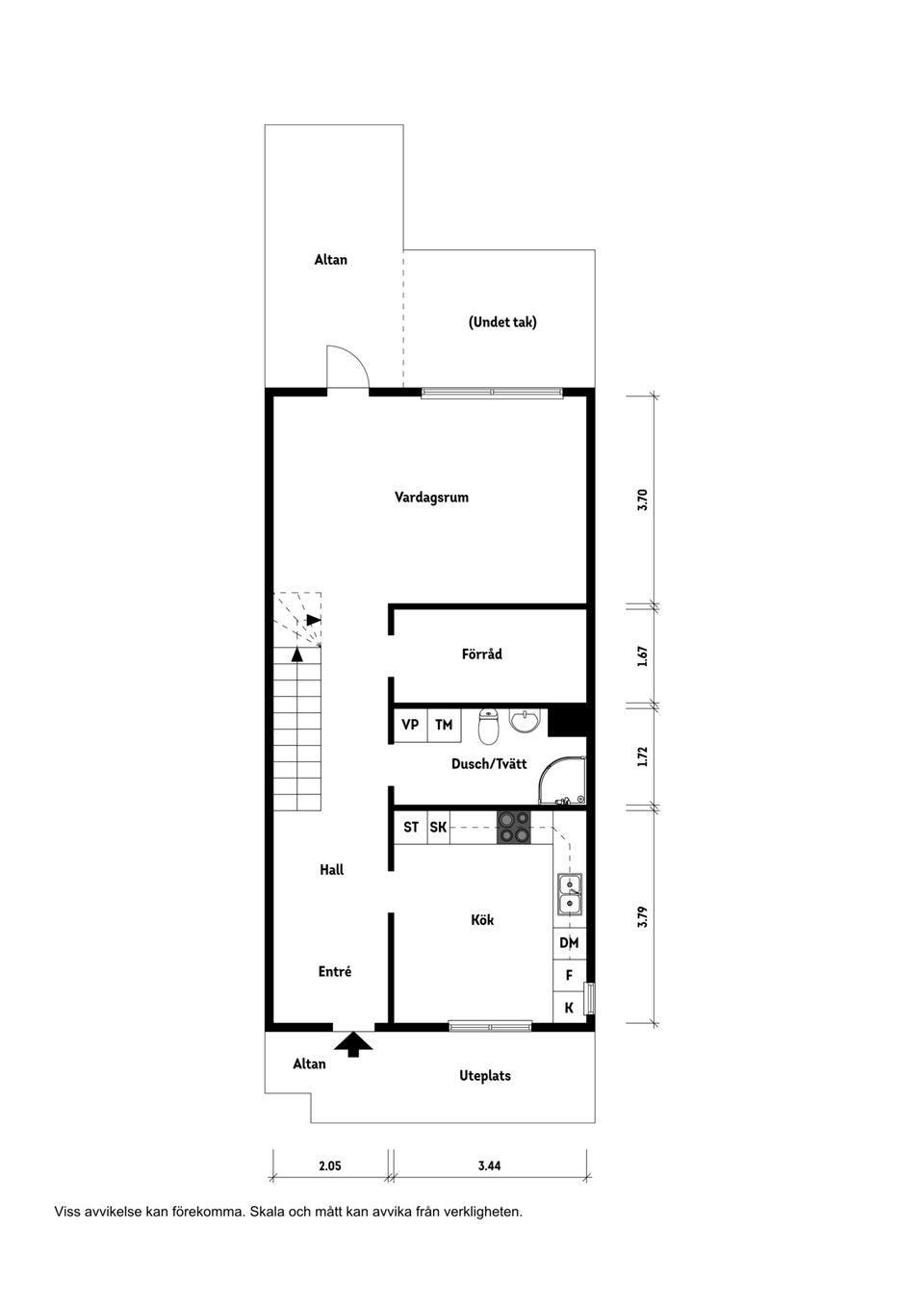 Radhus, Skansvägen 43, Sandhamn, Nynäshamn