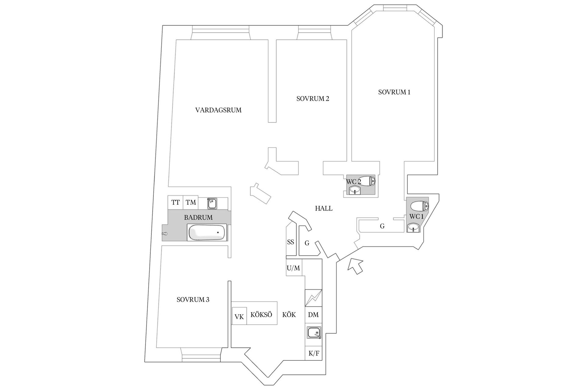 Bostadsrätt, Borgargatan 8, Södermalm Högalid, Stockholm