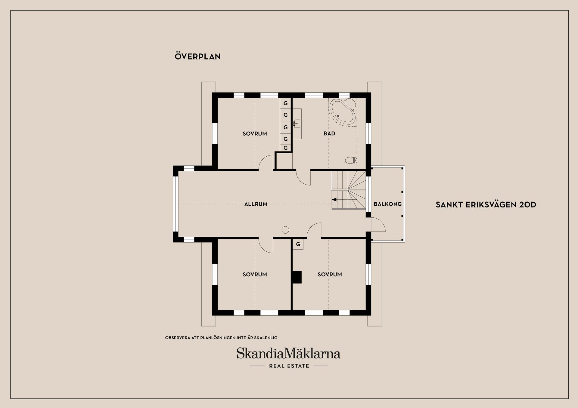 Villa, Sankt Eriksvägen 20D, Glömsta, Huddinge