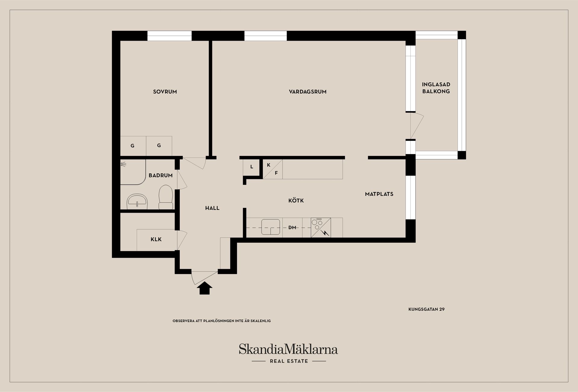 Bostadsrätt, Kungsgatan 29, Söder, Jönköping