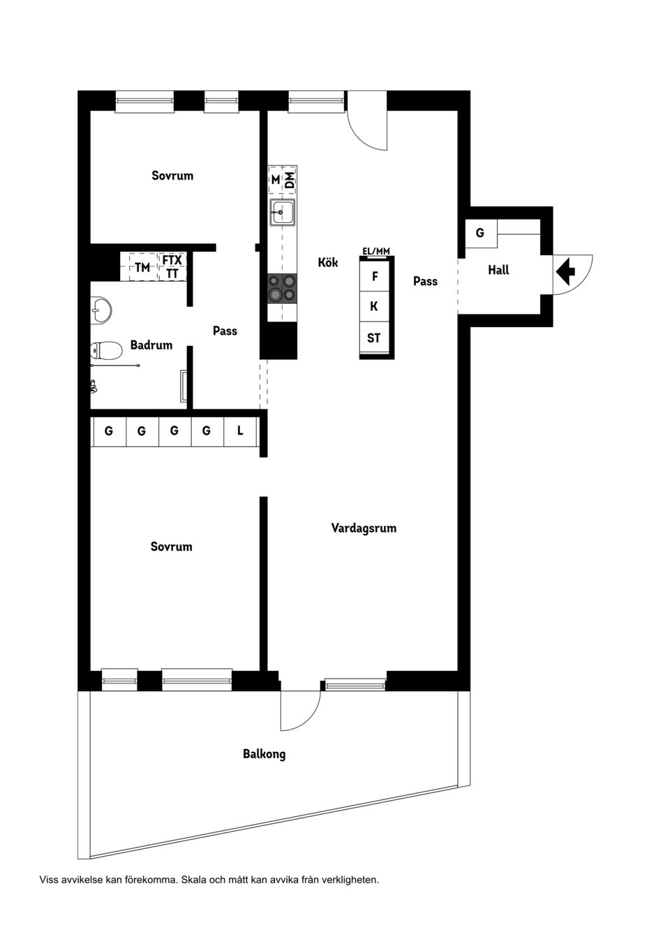 Bostadsrätt, Anna Koskulls gata 3S, Trummens Strand, Växjö