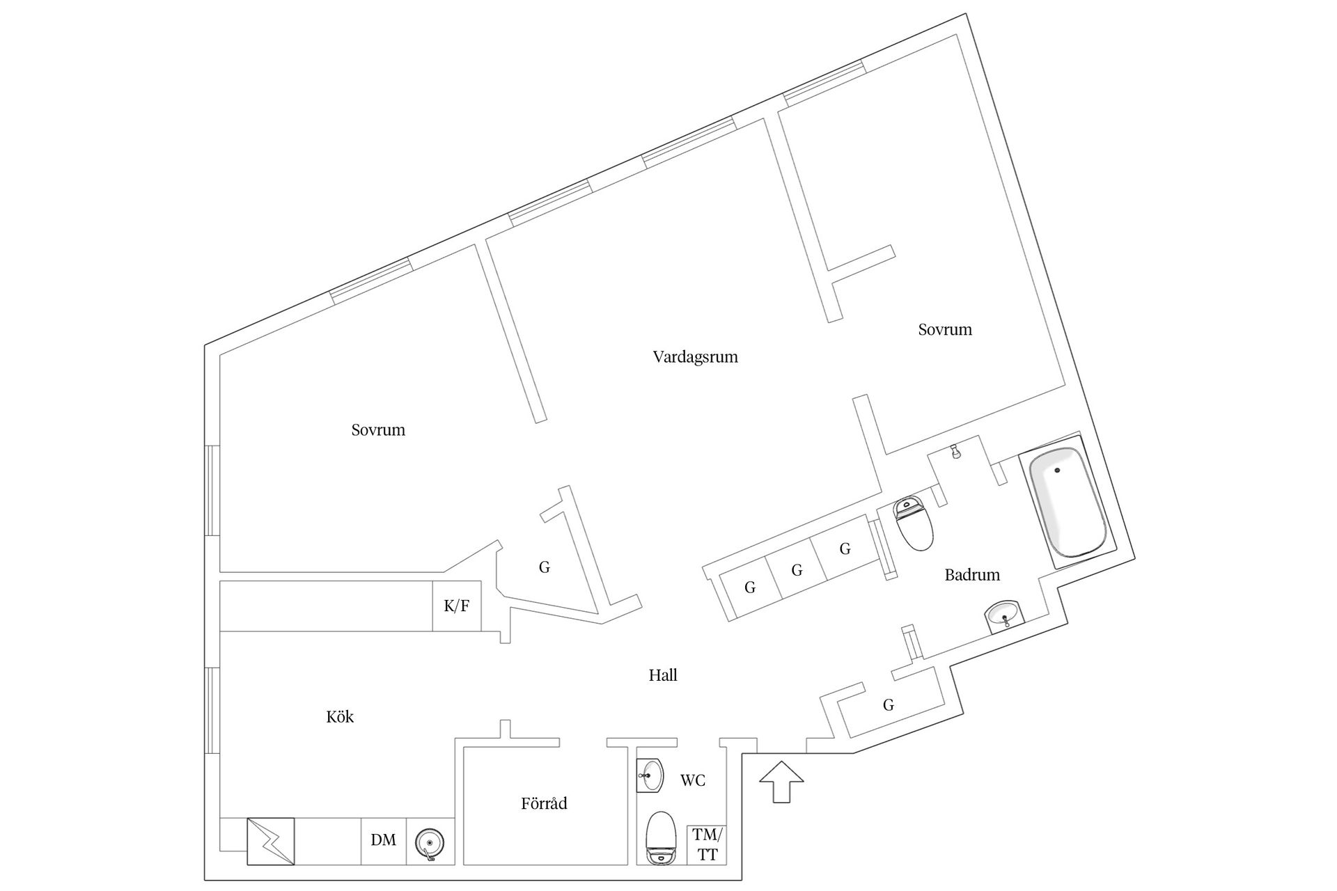 Bostadsrätt, Ringvägen 162, Södermalm Sofia, Stockholm