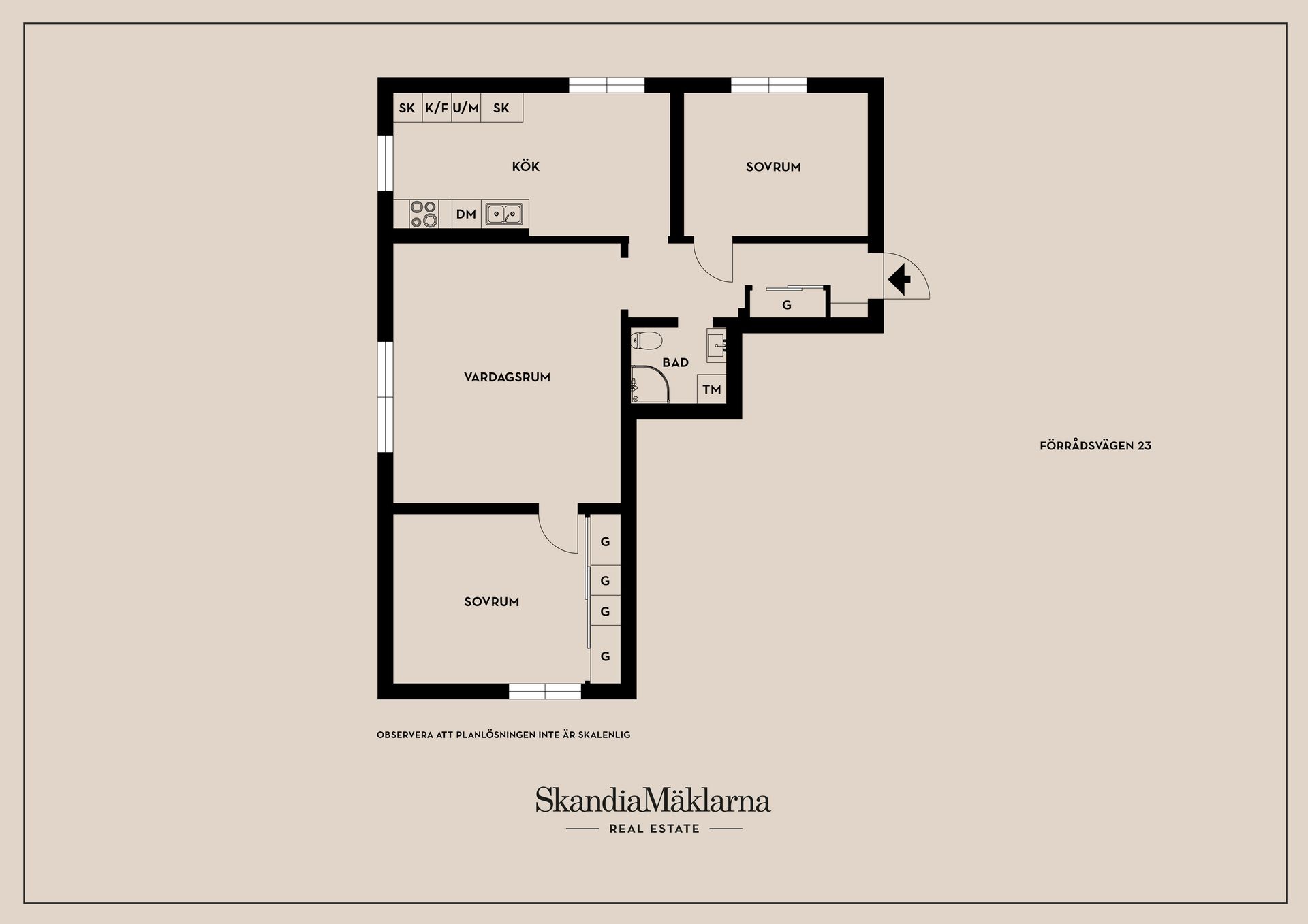 Bostadsrätt, Förrådsvägen 23, Centrala Huddinge, Huddinge