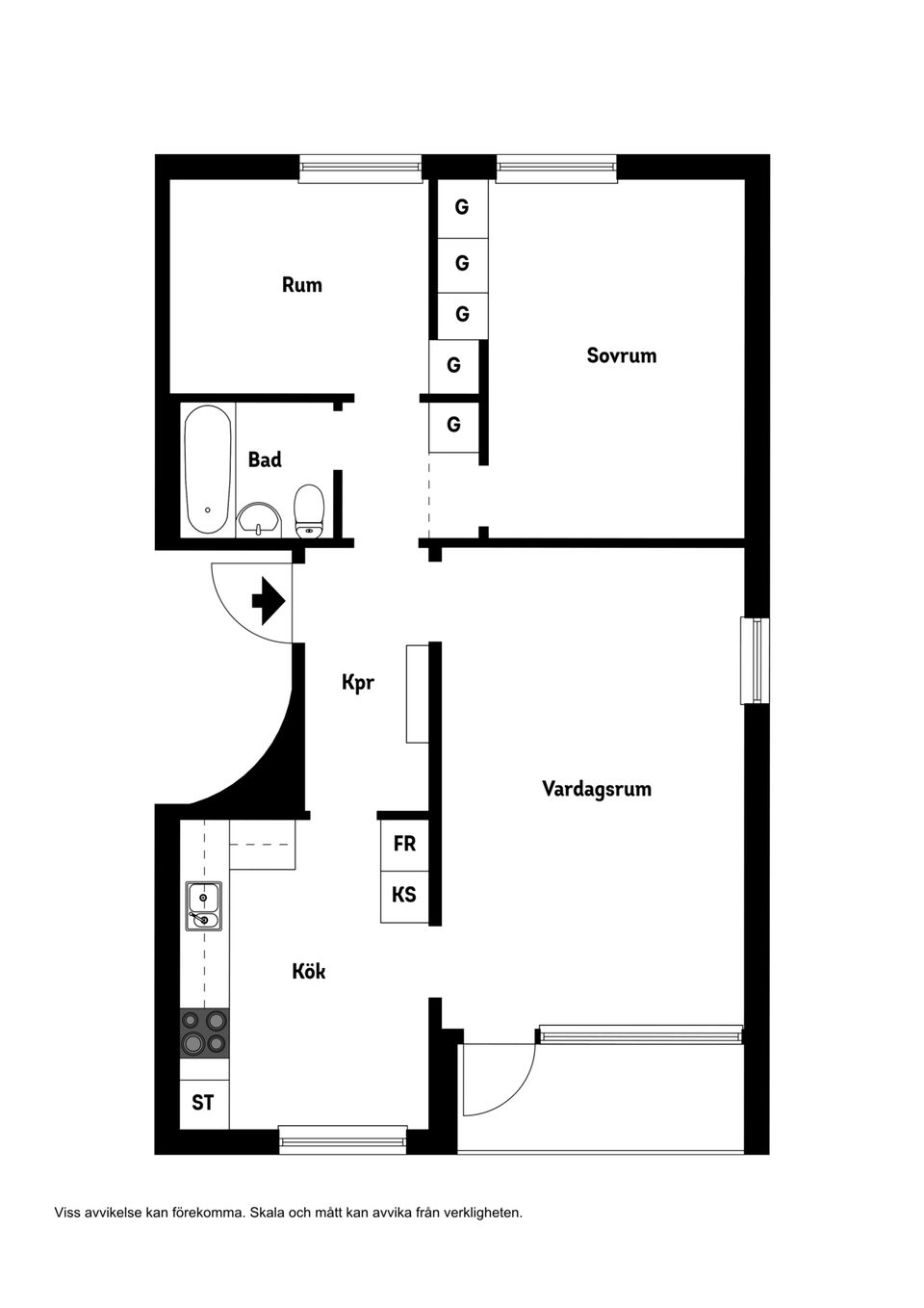Bostadsrätt, Hagalundsvägen 36B, Våxnäs, Karlstad