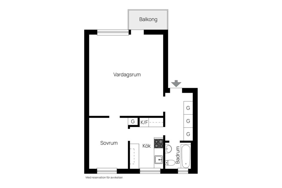 Bostadsrätt, Karlsborgsvägen 6, Stockholm