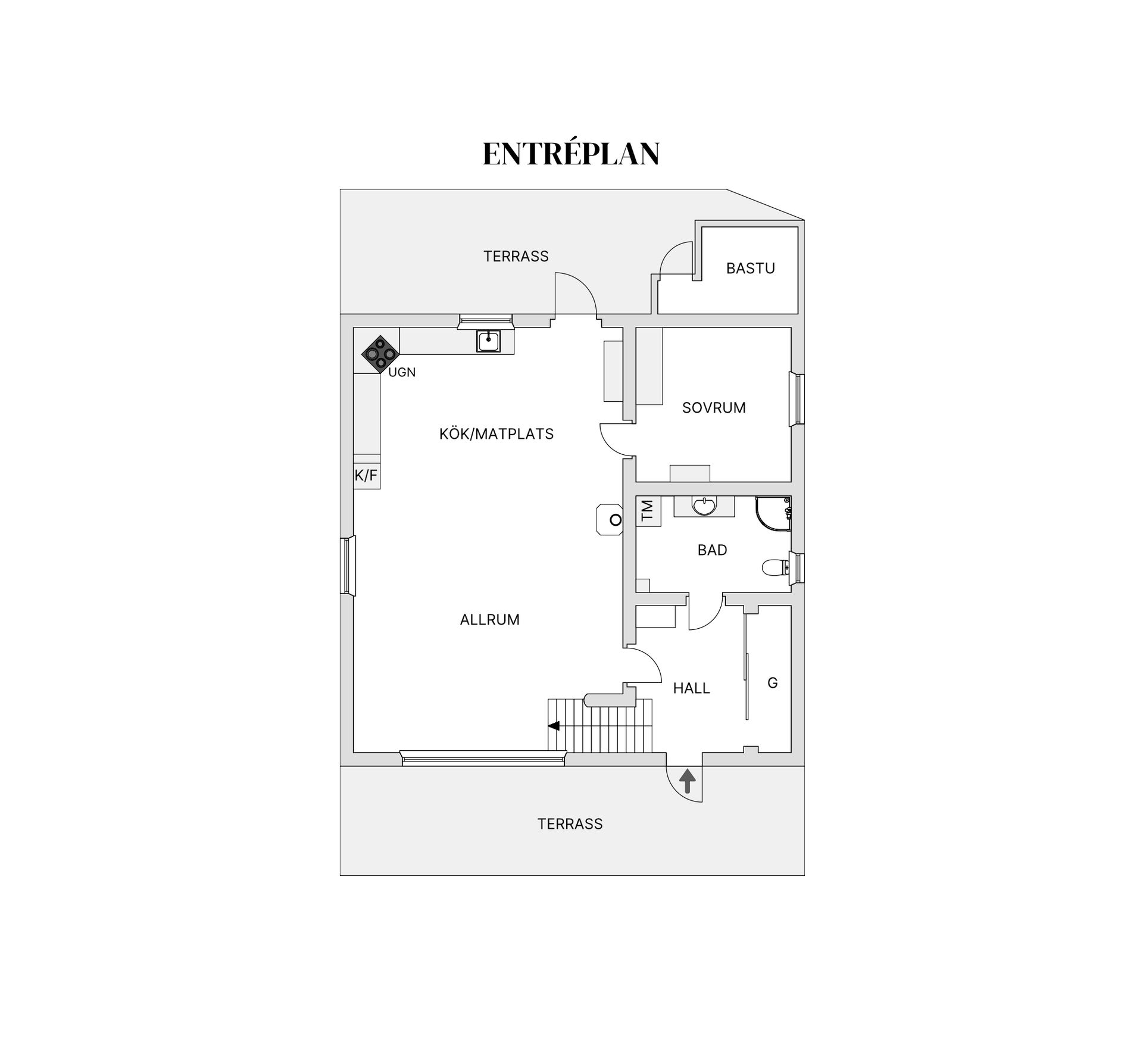 Fritidshus, Portbron 125, Hemavan/Tärnaby, Storuman