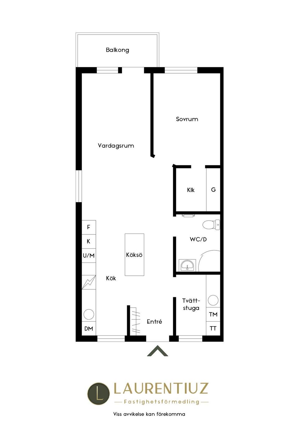 Bostadsrätt, Kungsbackavägen 40H, Bollebygd centrum, Bollebygd