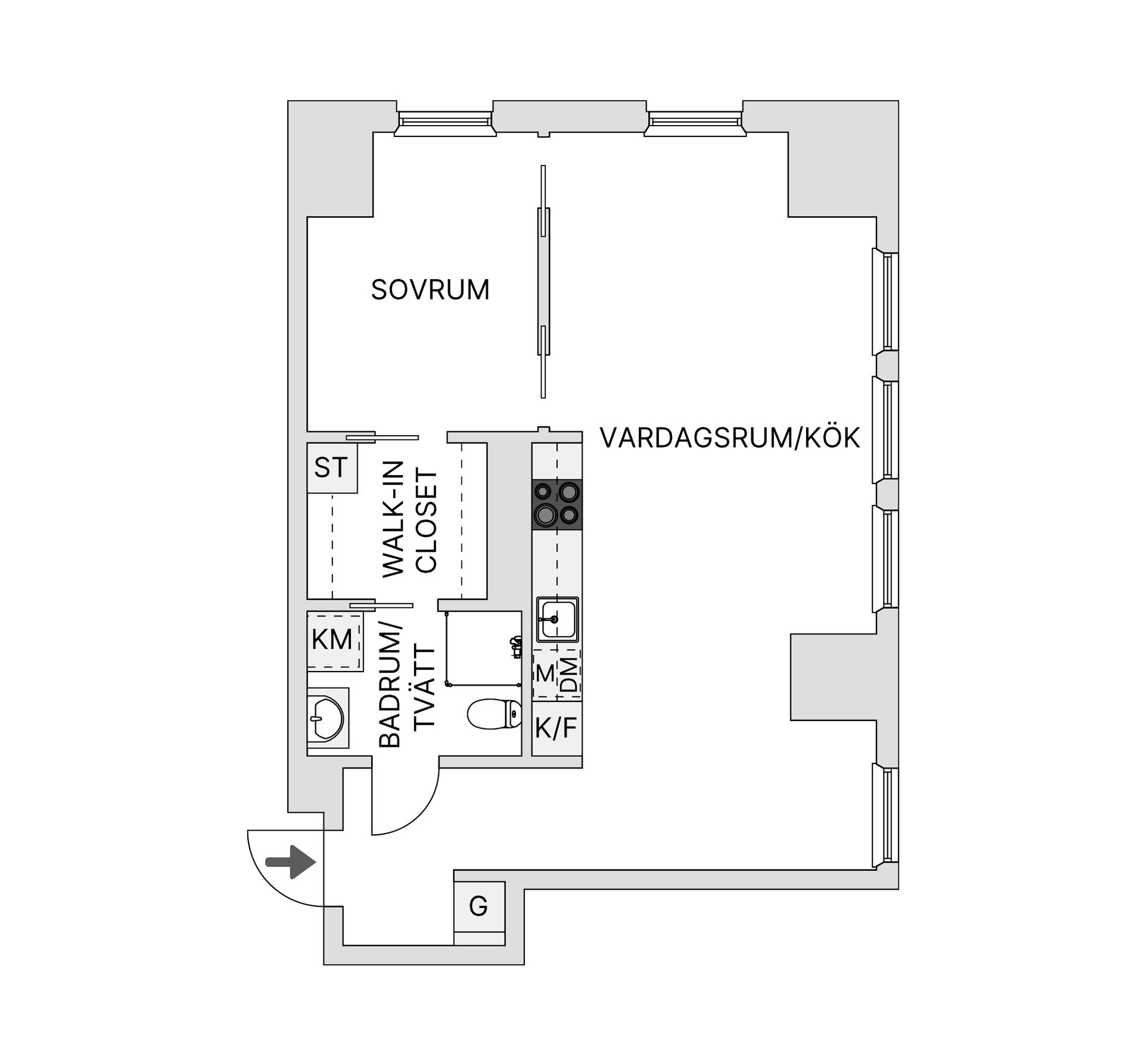 Bostadsrätt, Lodjursstråket 1, Karlastaden - Lindholmen, Göteborg