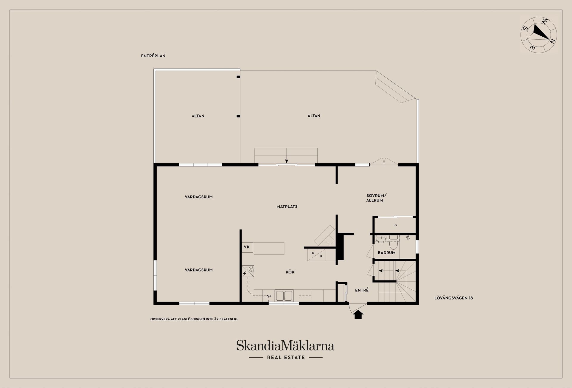 Villa, Lövängsvägen 18, Laröd, Helsingborg