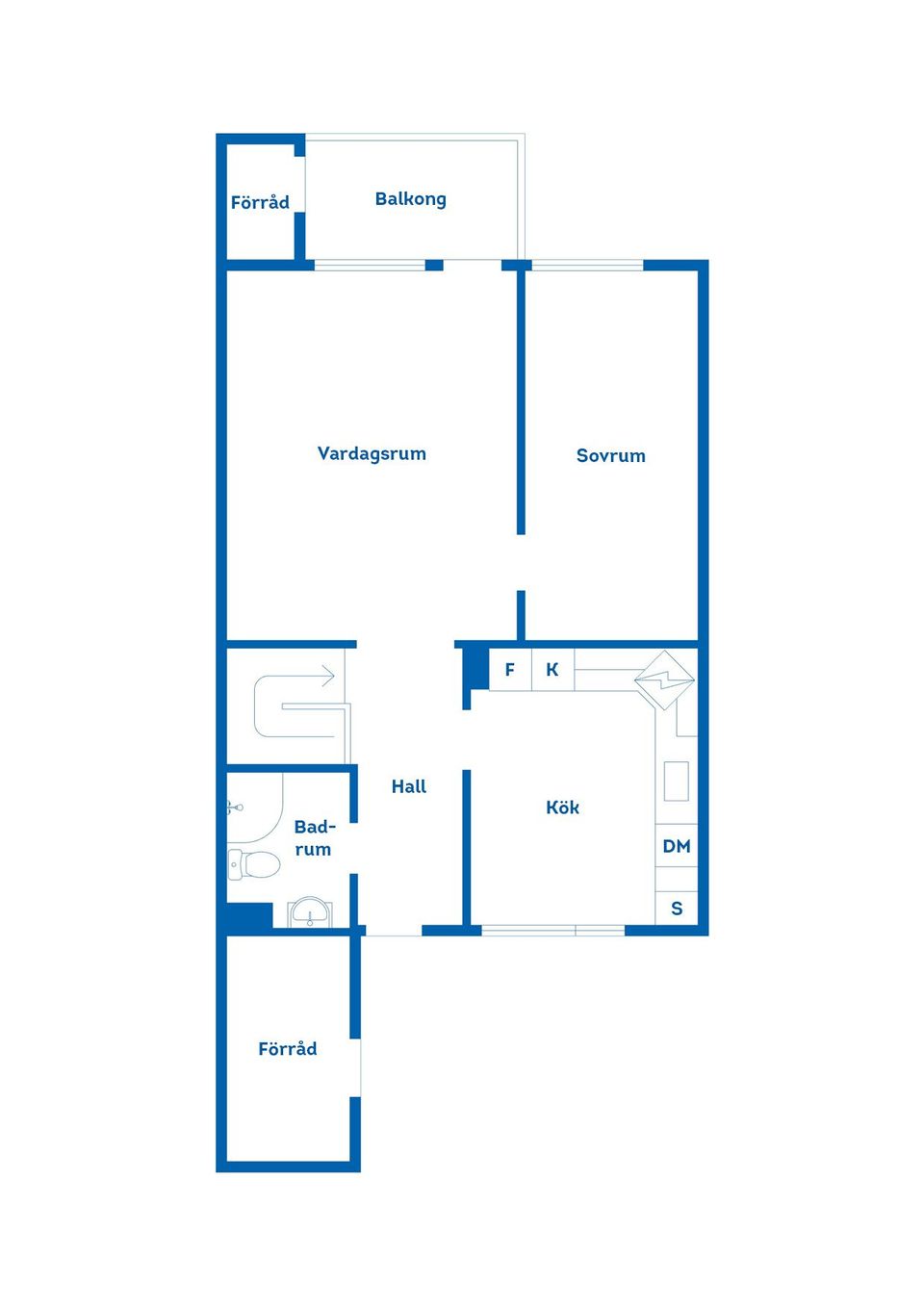 Bostadsrätt, Uppåkravägen 26, Centralt, Gnesta