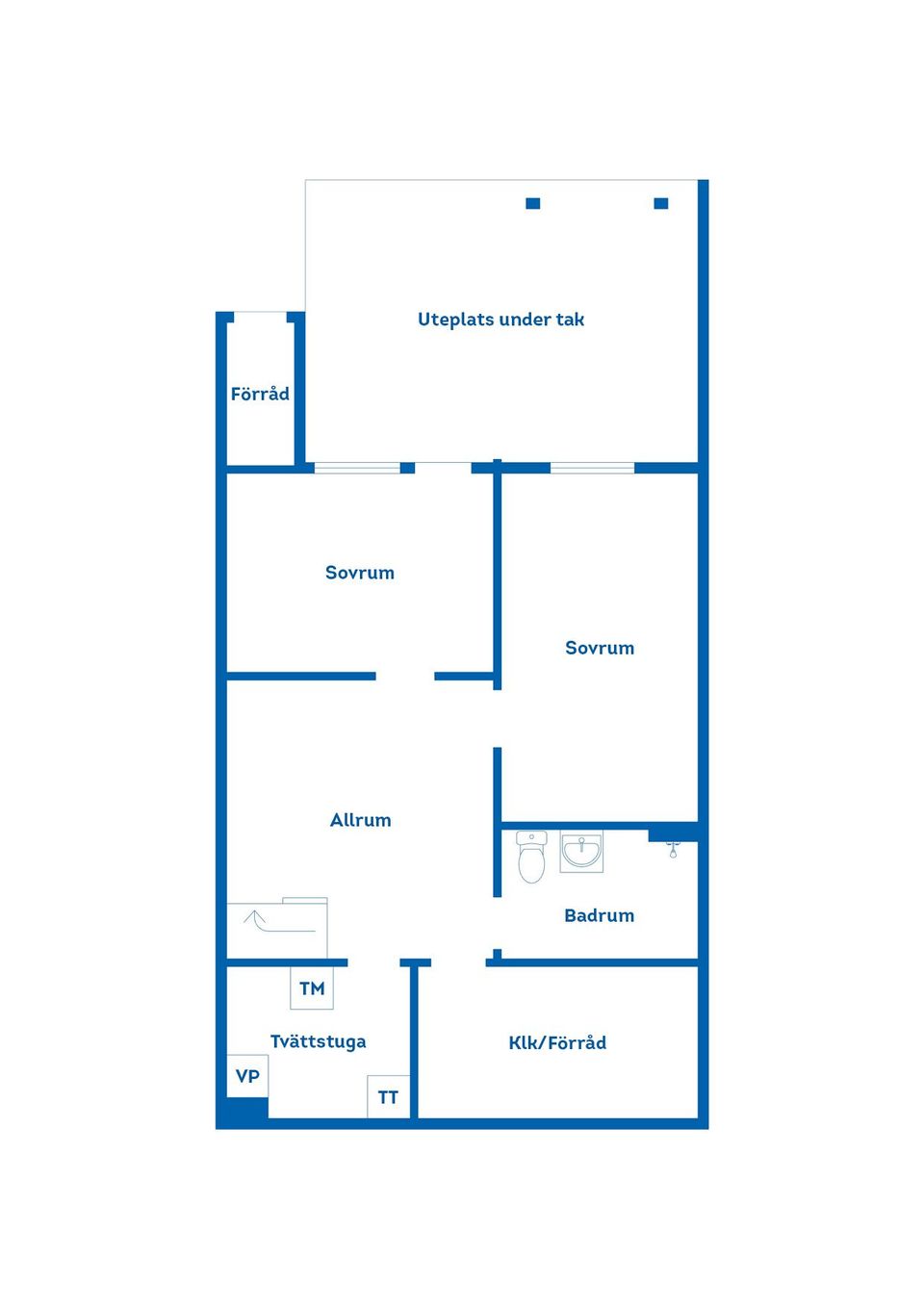 Bostadsrätt, Uppåkravägen 26, Centralt, Gnesta
