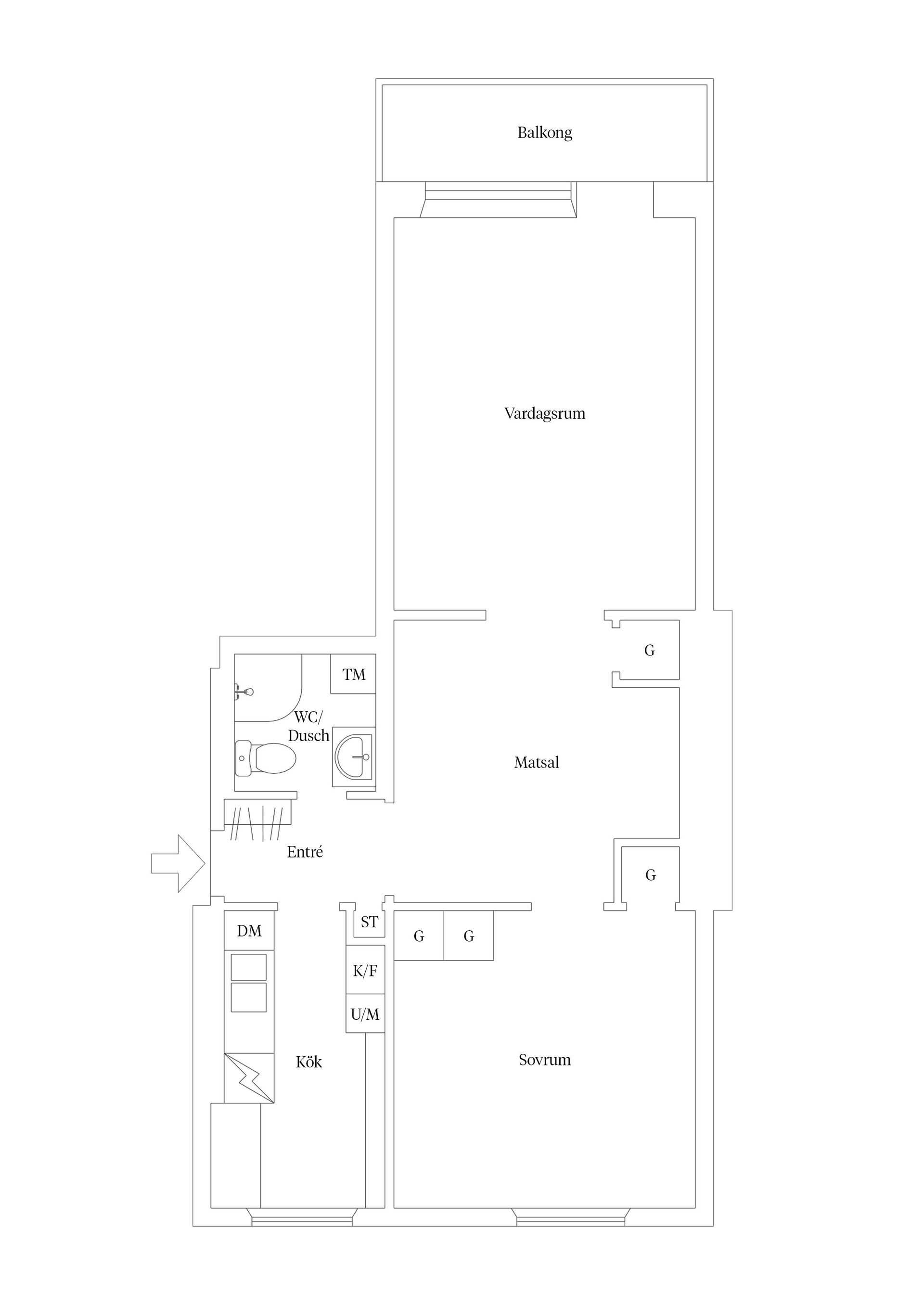 Bostadsrätt, Börjegatan 8A, Främre Luthagen, Uppsala