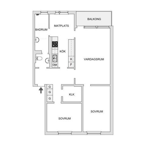 Bostadsrätt, Granitvägen 17B, Tyresö Centrum, Tyresö