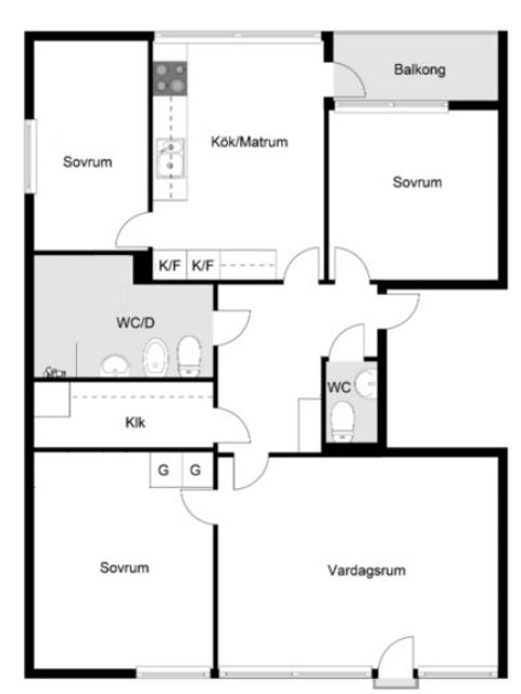 Bostadsrätt, Vibblabyvägen 6, Jakobsberg, Järfälla