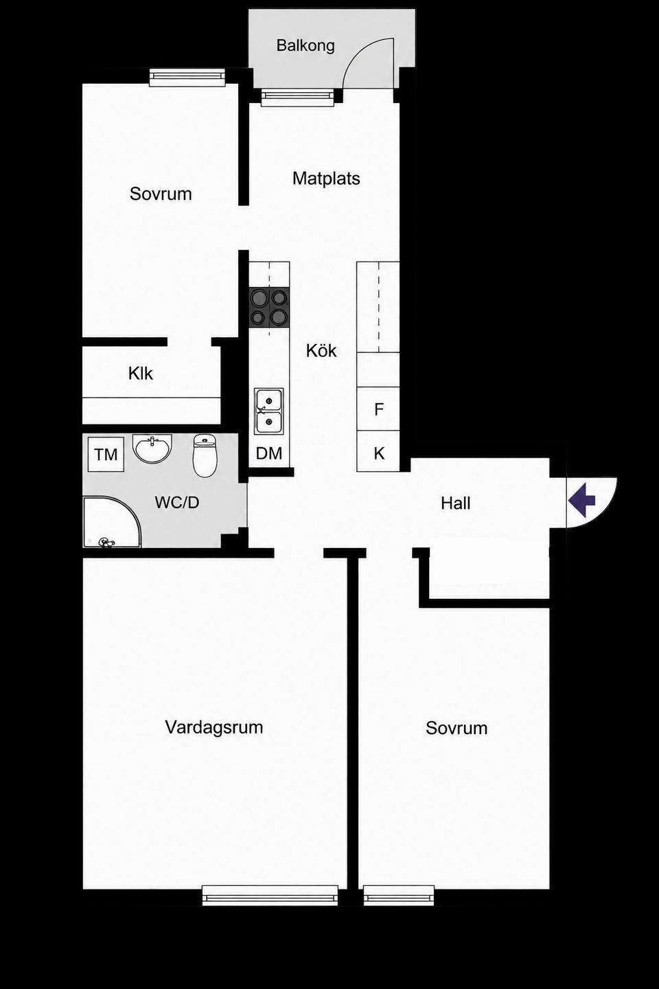 Bostadsrätt, Månadsvägen 24, Jakobsberg, Järfälla