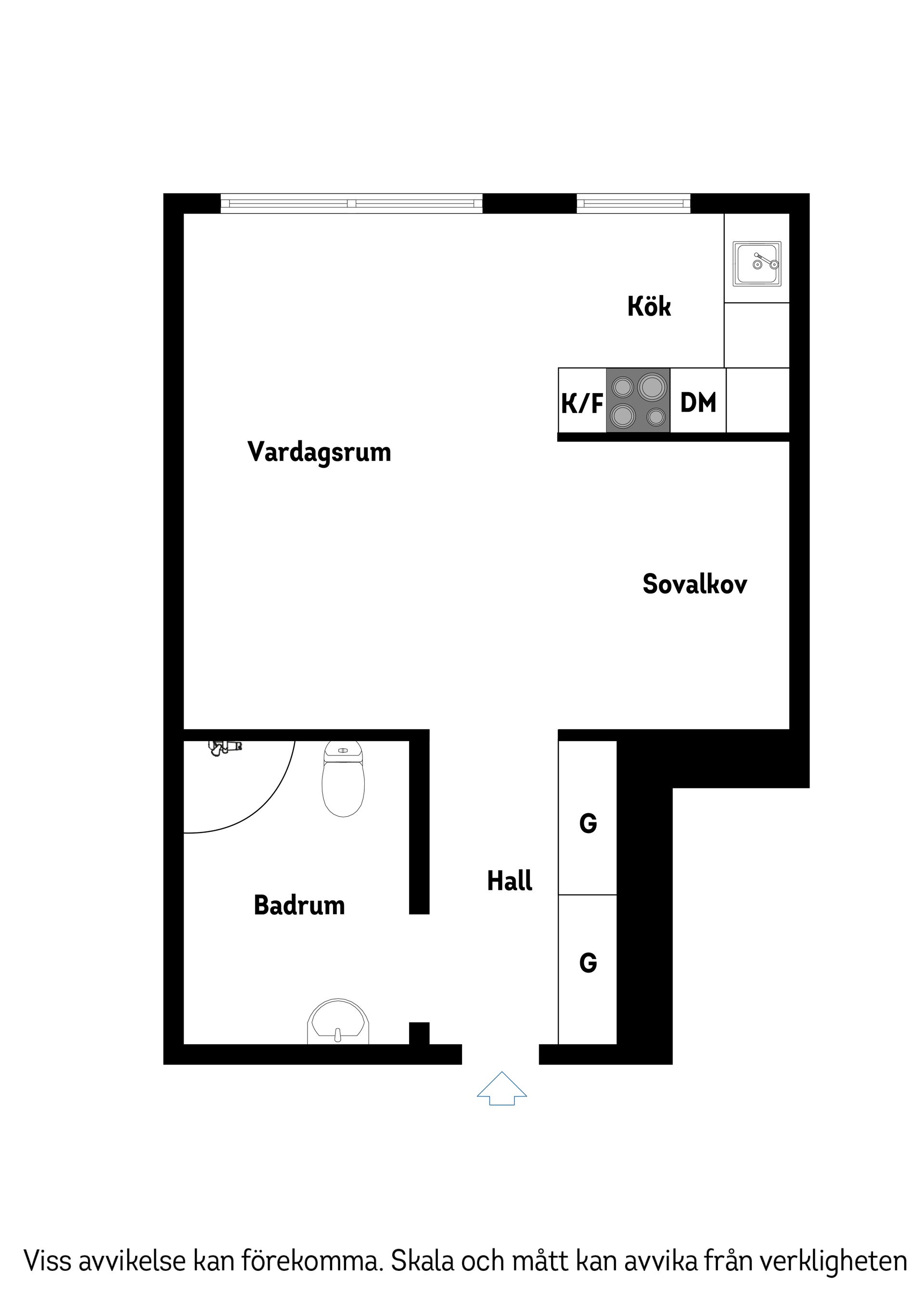 Bostadsrätt, Furusundsgatan 3, 1 tr, Gärdet, Stockholm