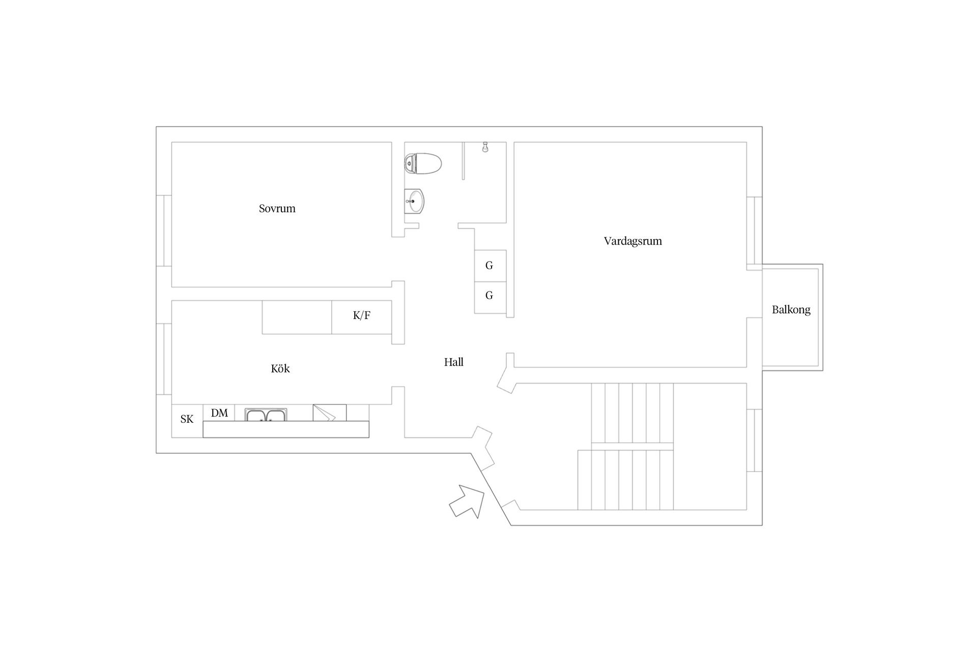 Bostadsrätt, Rörstrandsgatan 7C, Centrala Hisingen, Göteborg