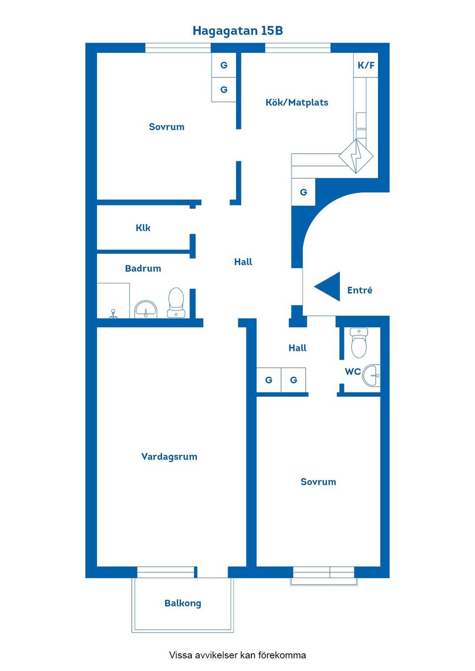 Bostadsrätt, Hagagatan 15B, Haga, Norrköping