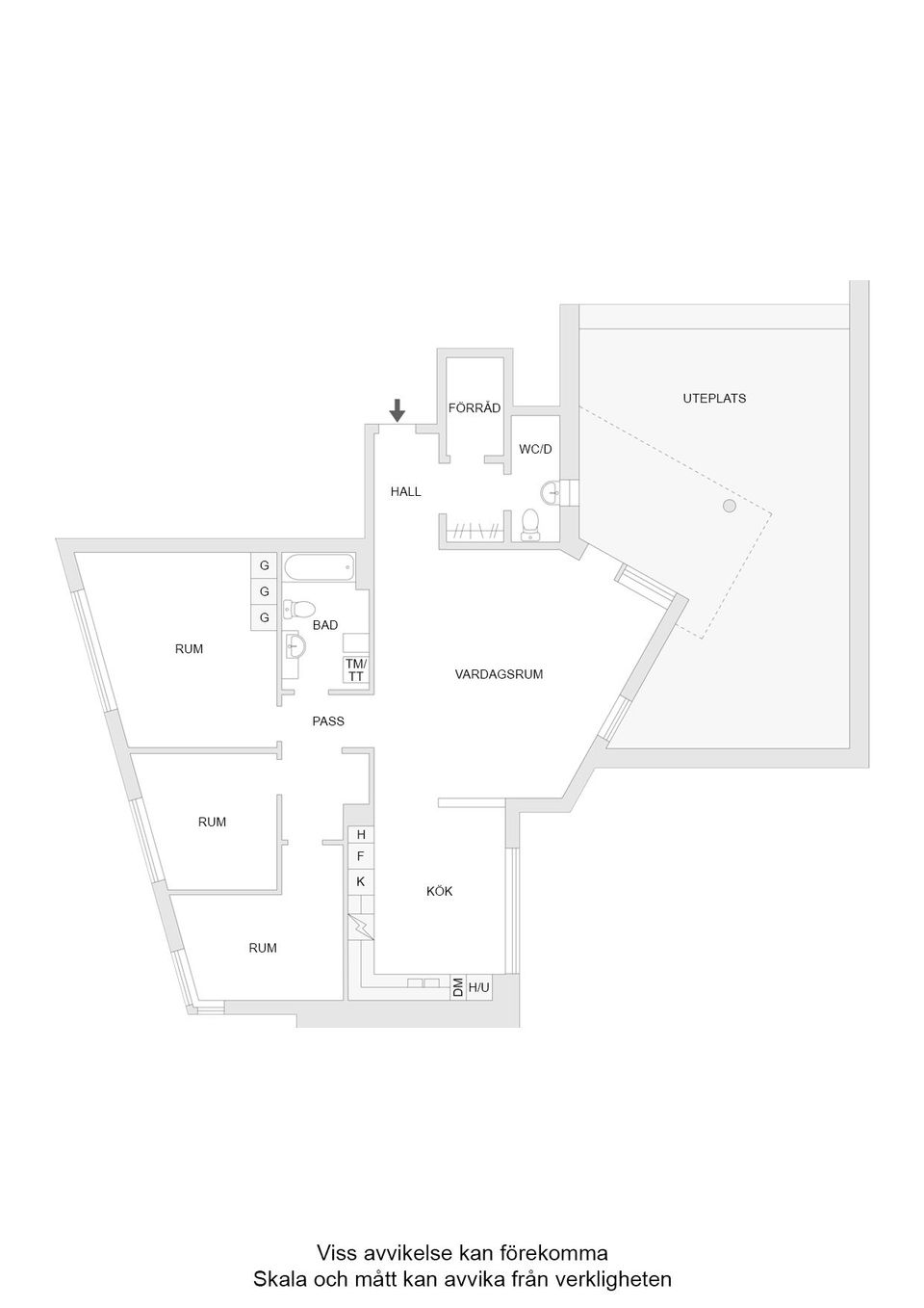 Bostadsrätt, Mälargatan 4A, Östra Hamnen, Västerås