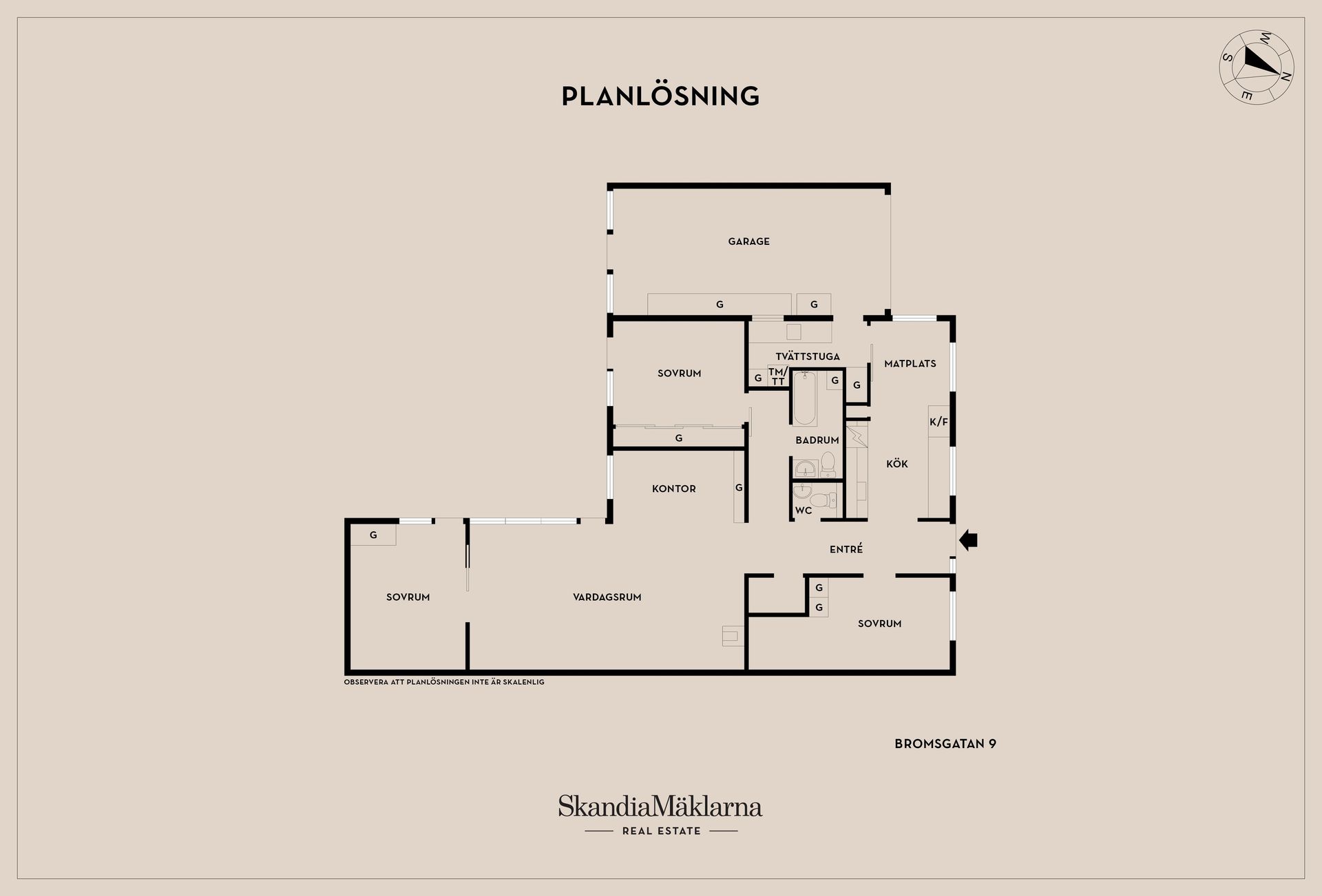 Radhus, Bromsgatan 9, Vimanshäll, Linköping