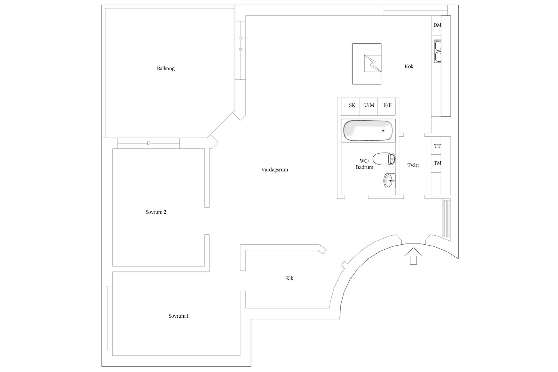 Bostadsrätt, Västra allén 12, Mariastaden, Helsingborg