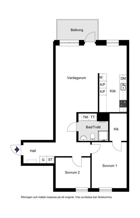 Bostadsrätt, Oskarslundsbacken 1, 3 tr, Liljeholmskajen, Stockholm