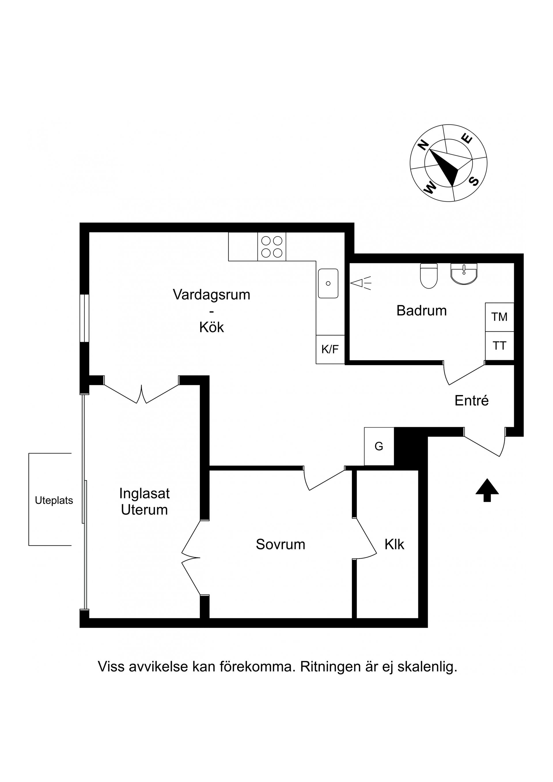 Bostadsrätt, Södra vägen 42B, Söder/Hästhaga, Varberg