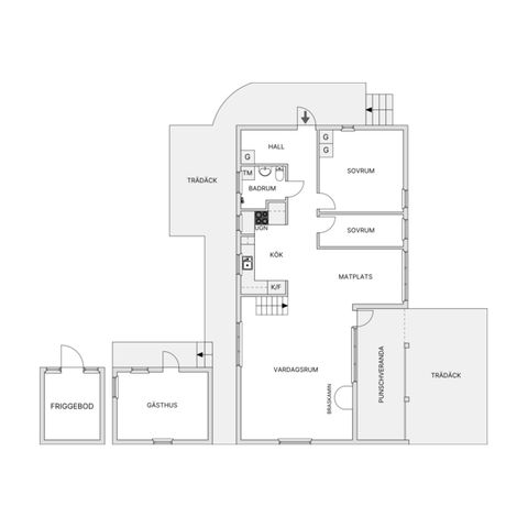 Villa, Simpströmsvägen 5, Bullandö, Värmdö