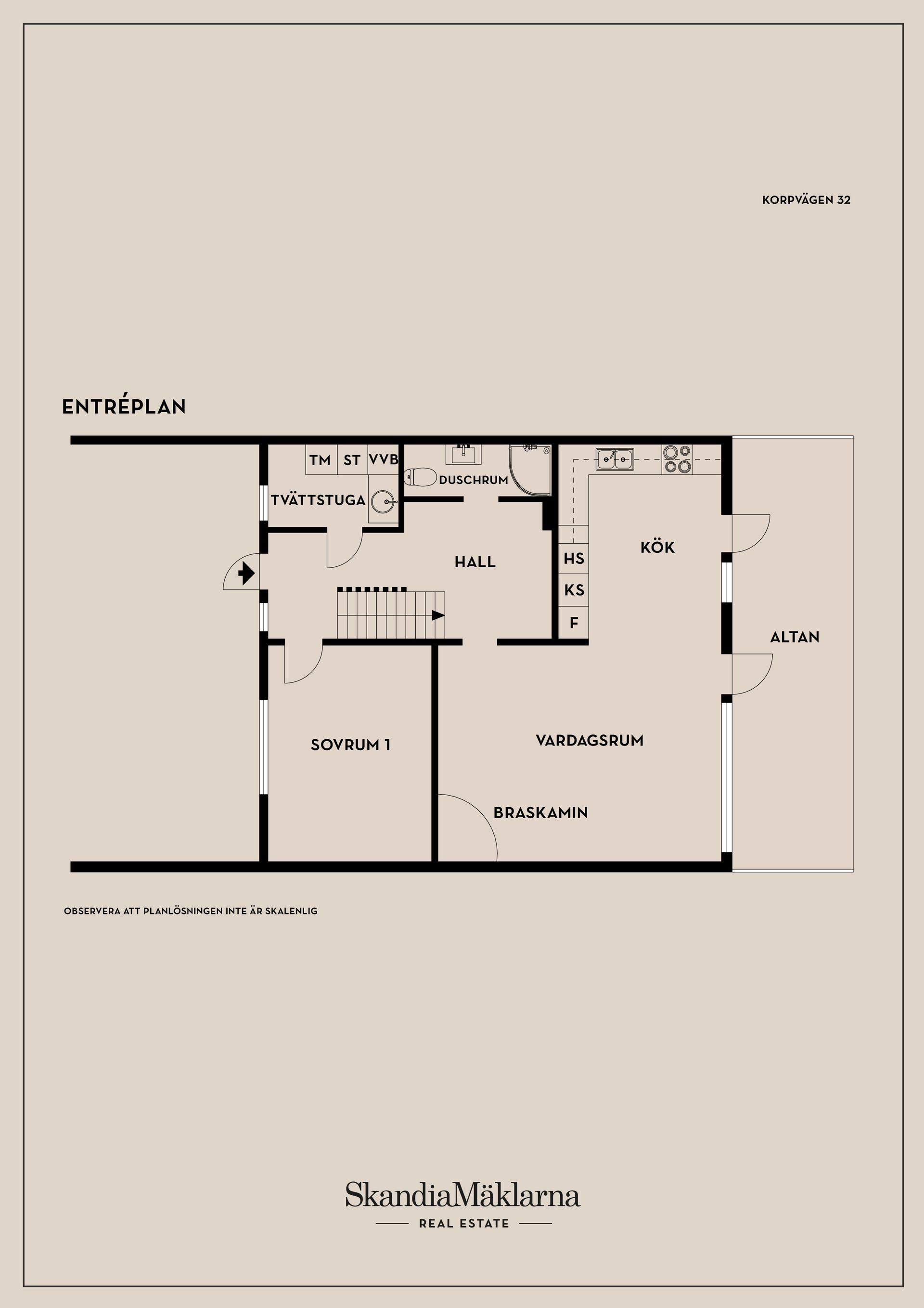 Radhus, Korpvägen 32, Tumba - Skäcklinge, Botkyrka