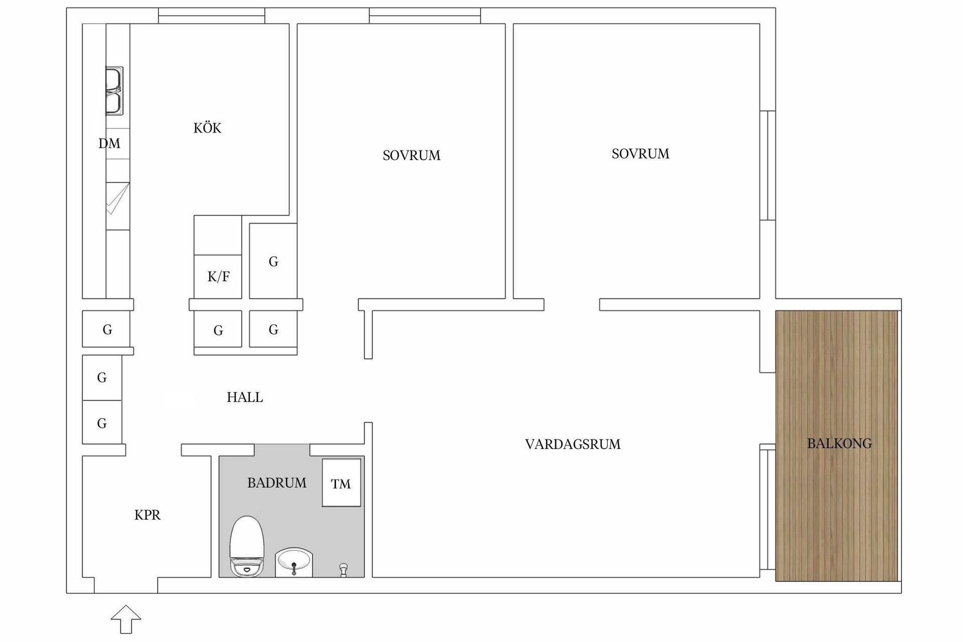 Bostadsrätt, Kärrtorpsvägen 34, 5tr, Kärrtorp, Stockholm