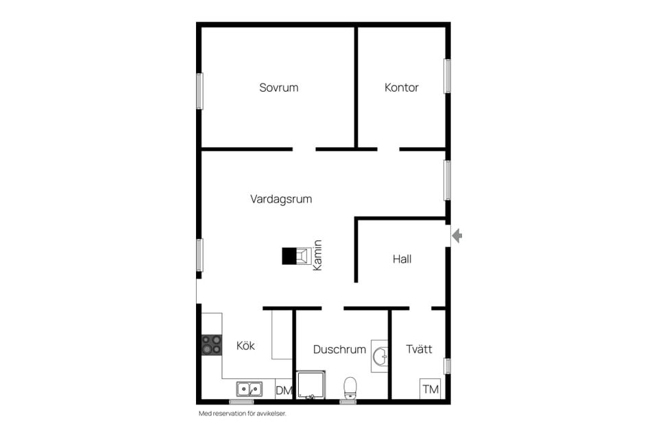 Villa, Östra Älmevägen 8, Bosnäs, Borås