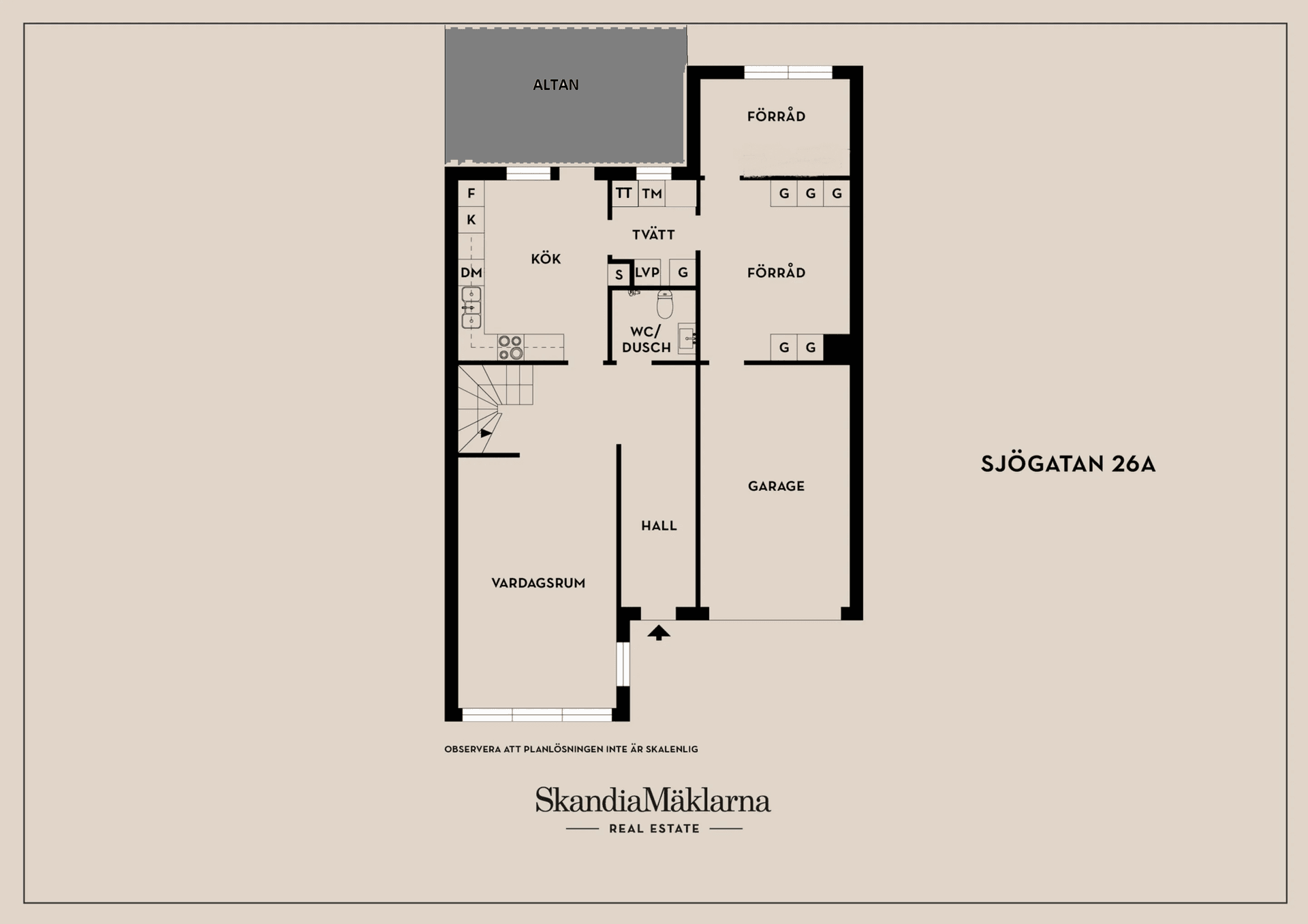 Radhus, Sjögatan 26A, Motala