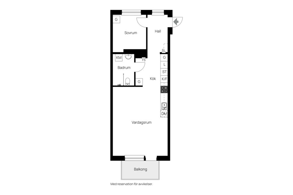 Bostadsrätt, Kvarntorgsgatan 2 B, Kvarntorget, Uppsala