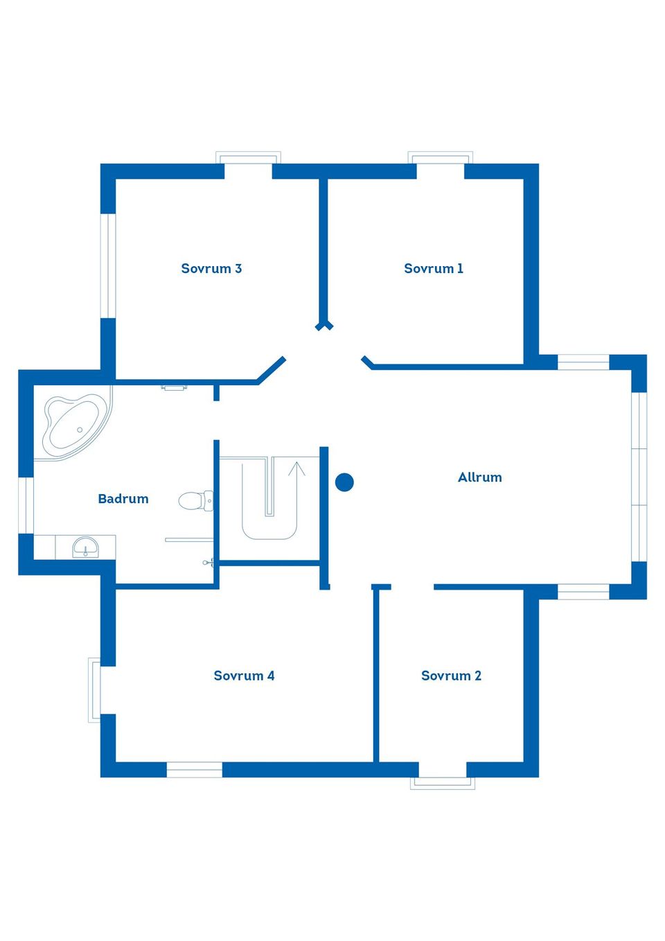 Villa, Formtegelvägen 9, Sundby Strand, Strängnäs