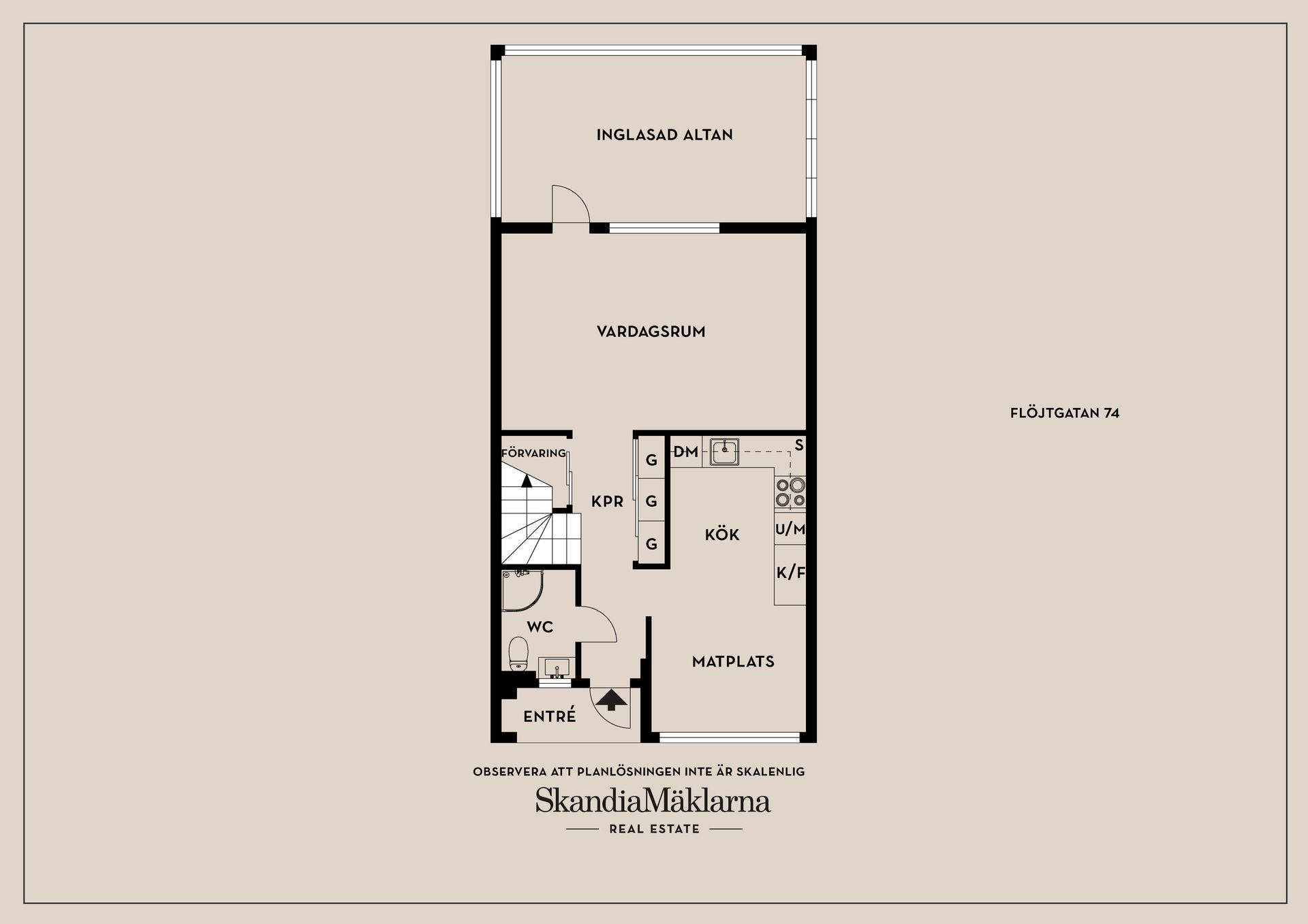 Radhus, Flöjtgatan 74, Karlstad