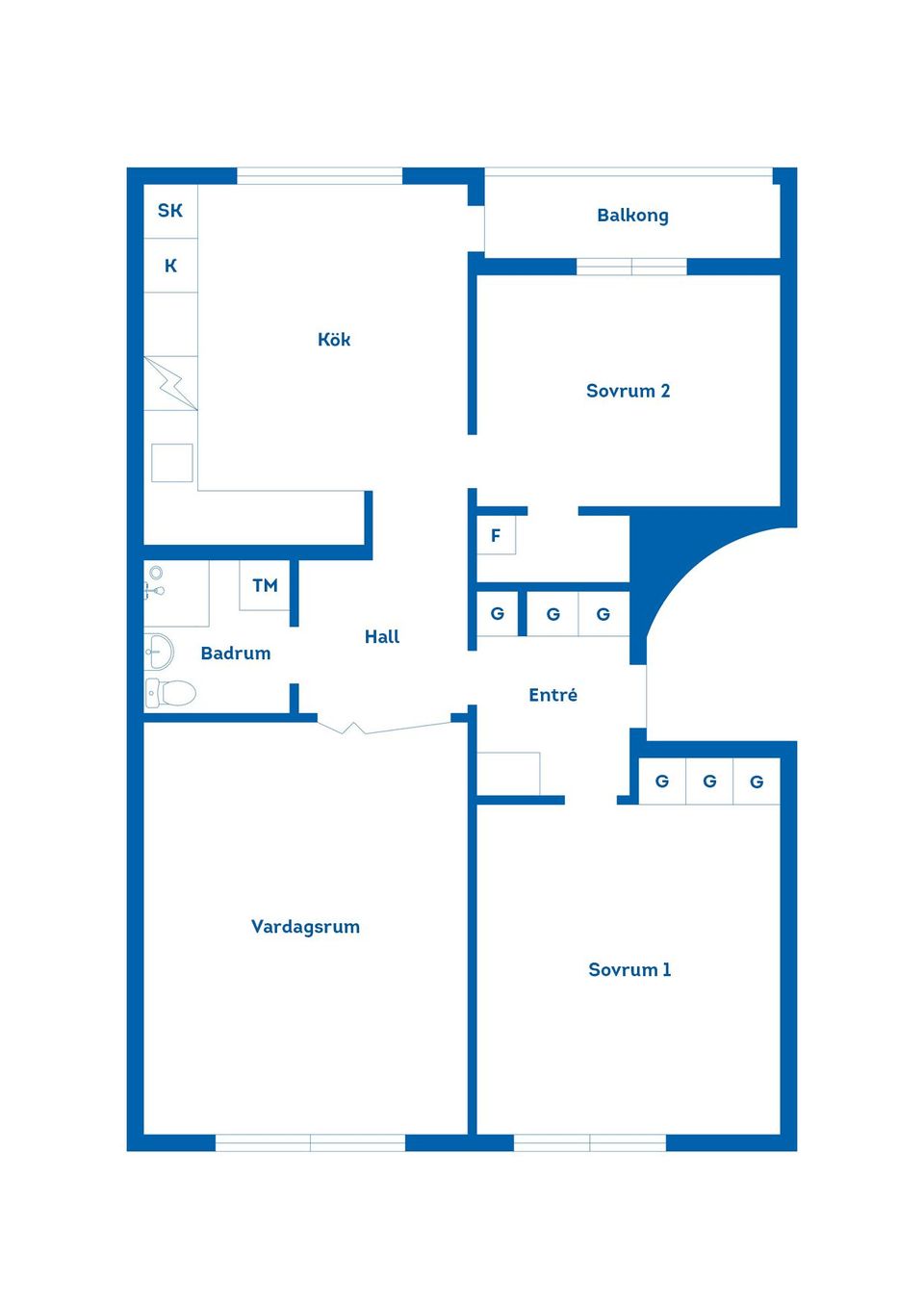 Bostadsrätt, Tegelvägen 4B, Britsarvet, Falun