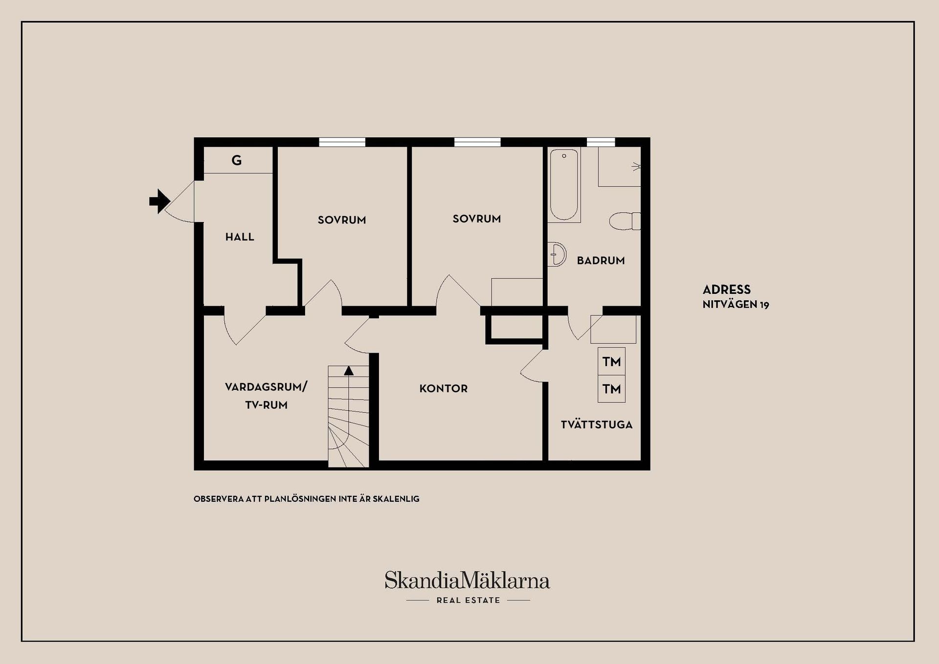 Villa, Nitvägen 19, Hökmossen/Telefonplan, Stockholm