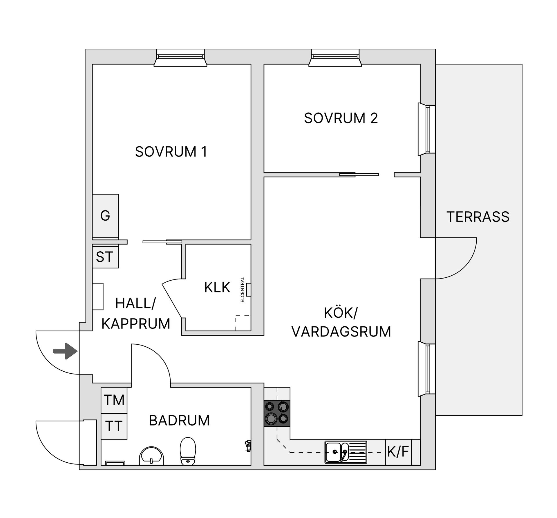 Bostadsrätt, Lertagsvägen 34B, Knivsta
