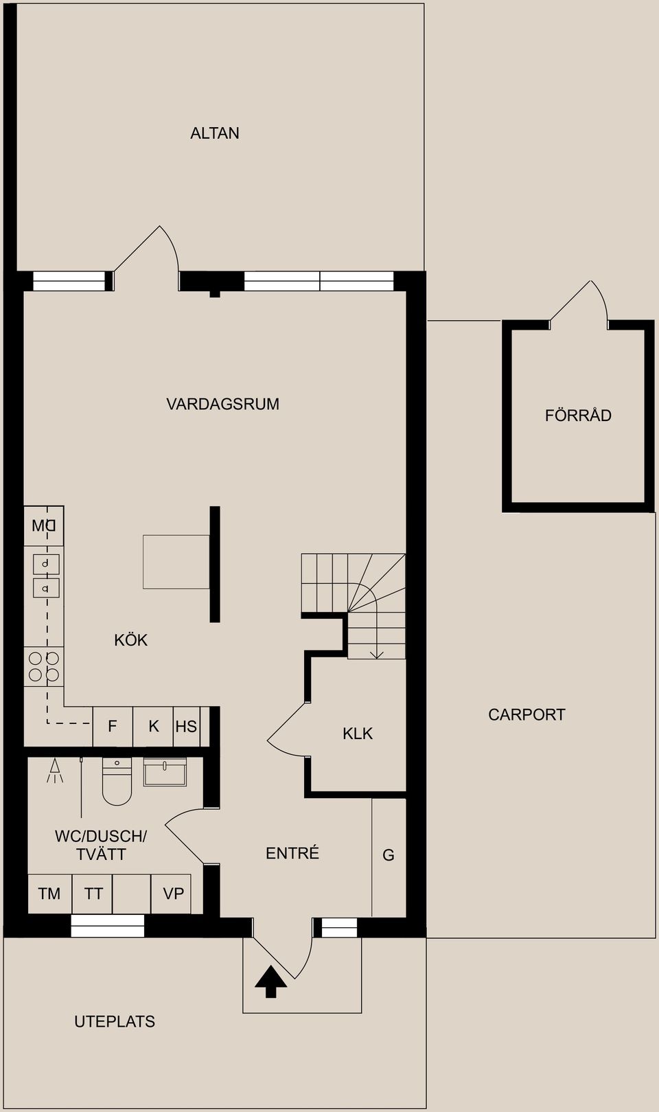 Radhus, Ryssnäsvägen 27D, Svärtinge - Skogsbacke, Norrköping