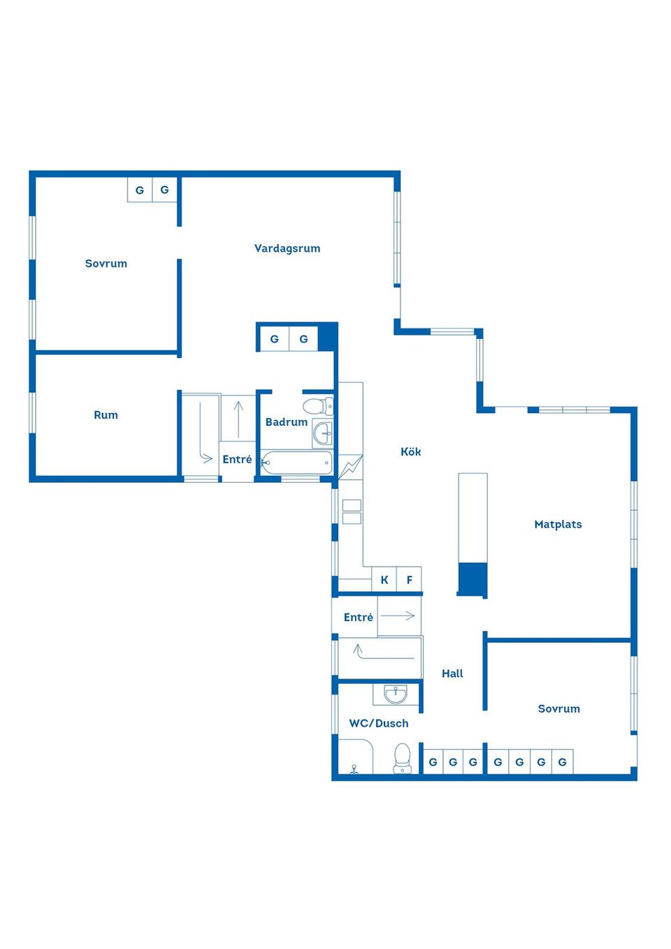 Villa, Göran Håkans väg 35, Hasslaröd, Osby