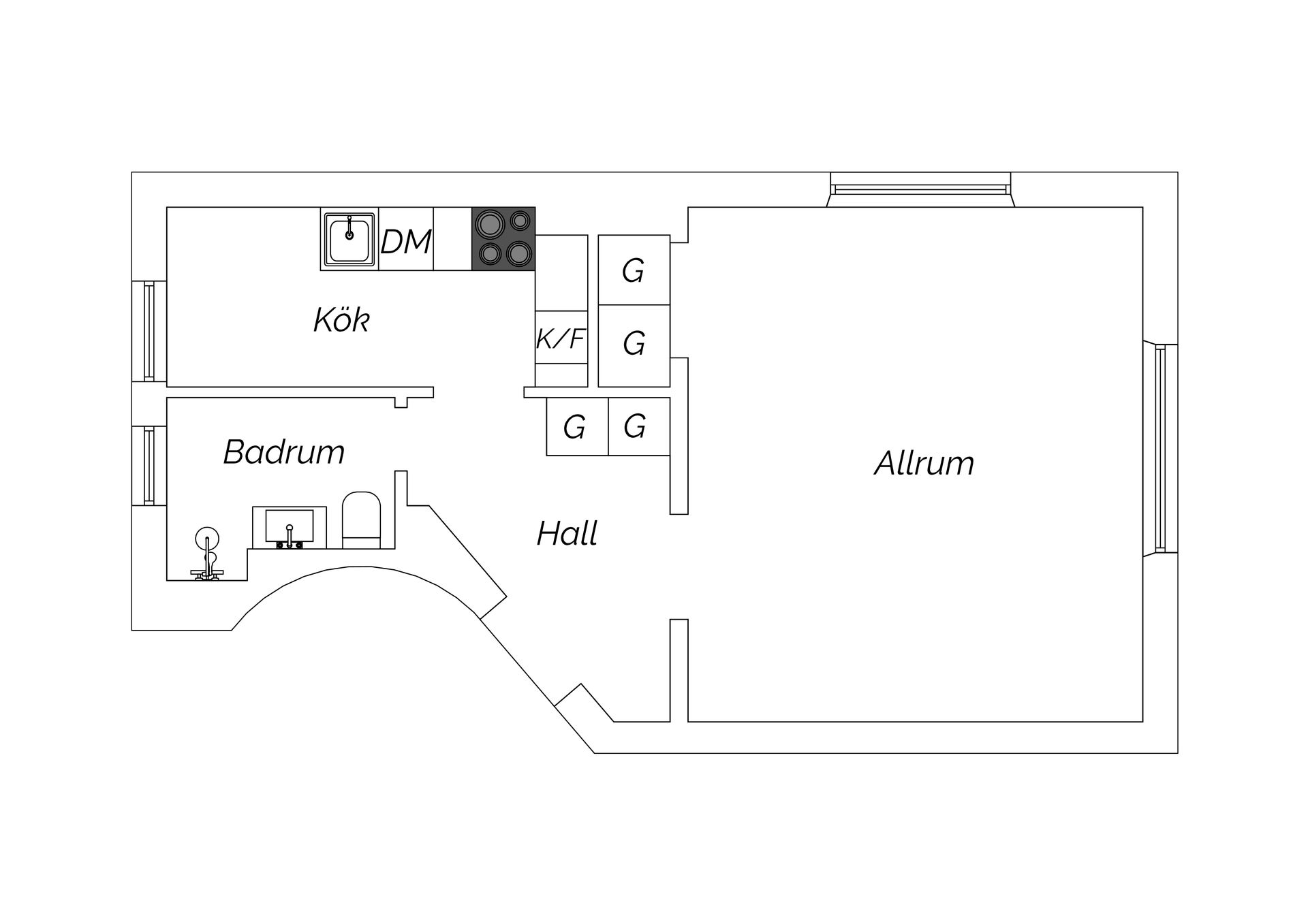 Bostadsrätt, Bäckvägen 68A, Aspudden, Stockholm
