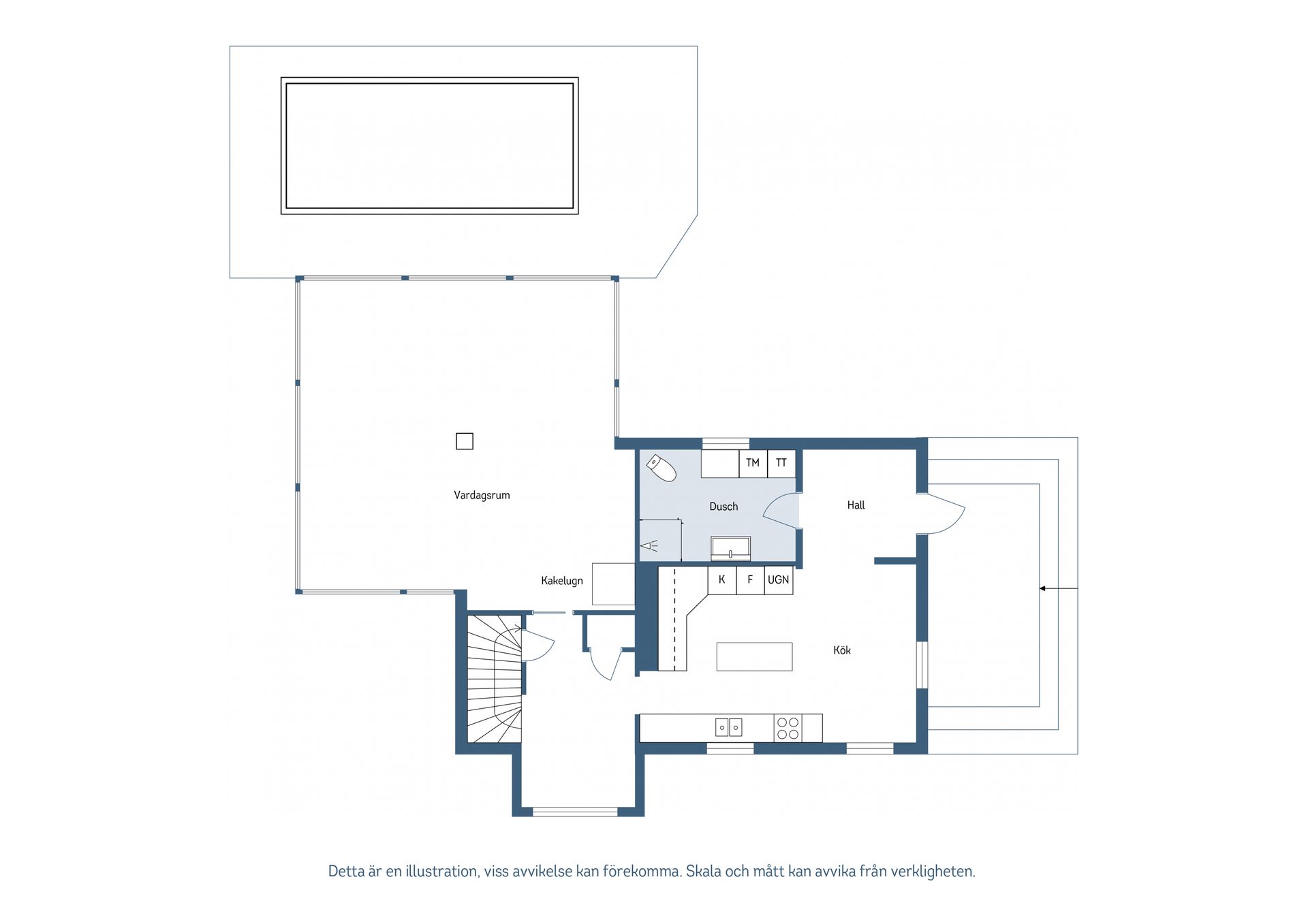 Villa, Gamla Sjukarbyvägen 31, Tierp