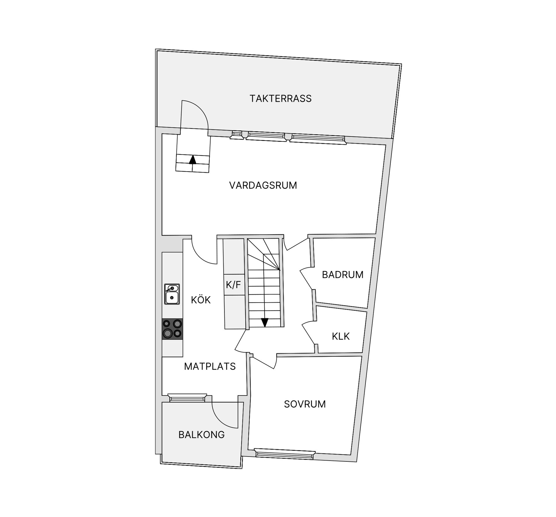 Bostadsrätt, Lingvägen 195, Hökarängen, Stockholm