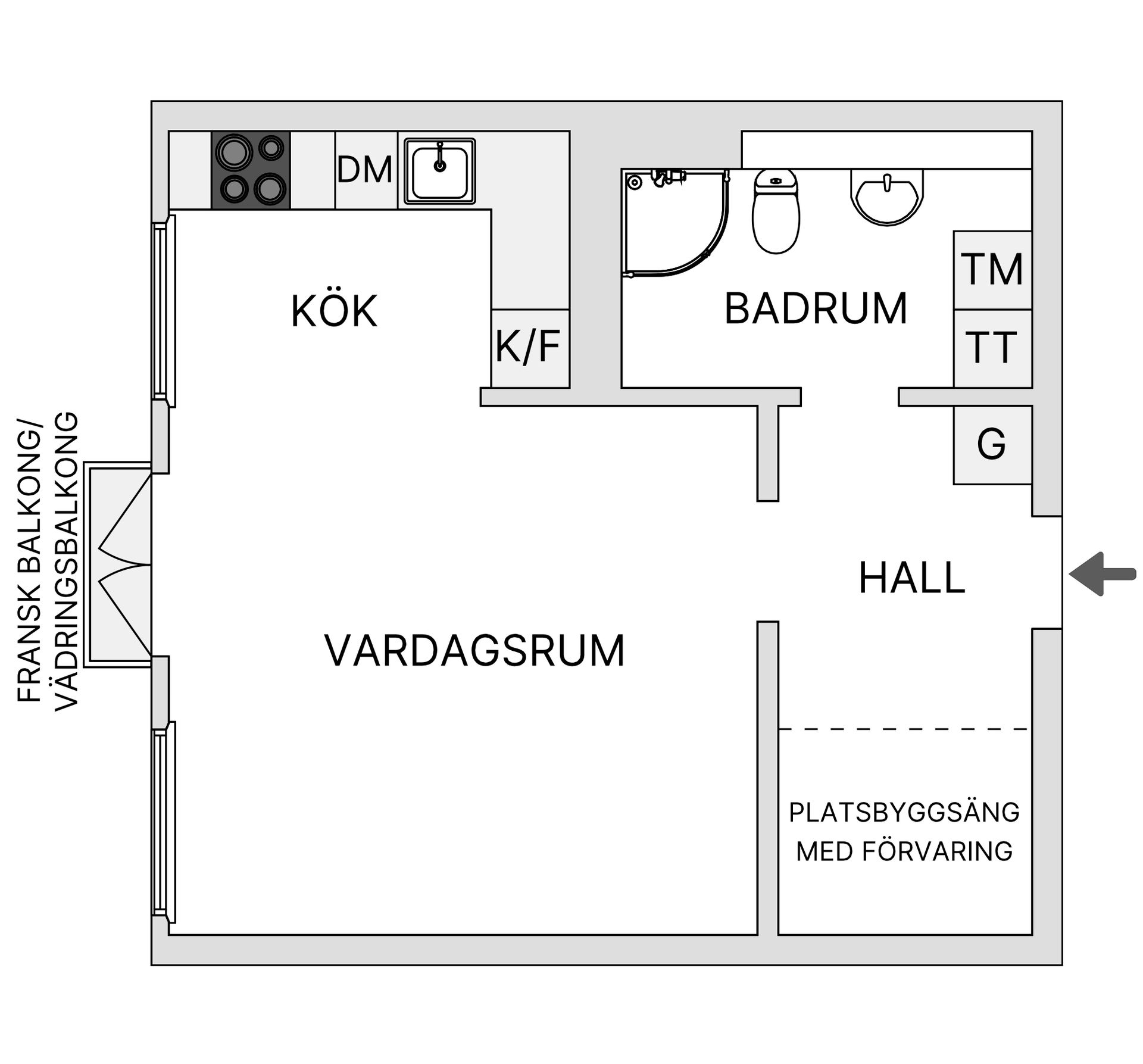 Bostadsrätt, Romansvägen 48, vån 2/2, Centrala Nacka, Nacka