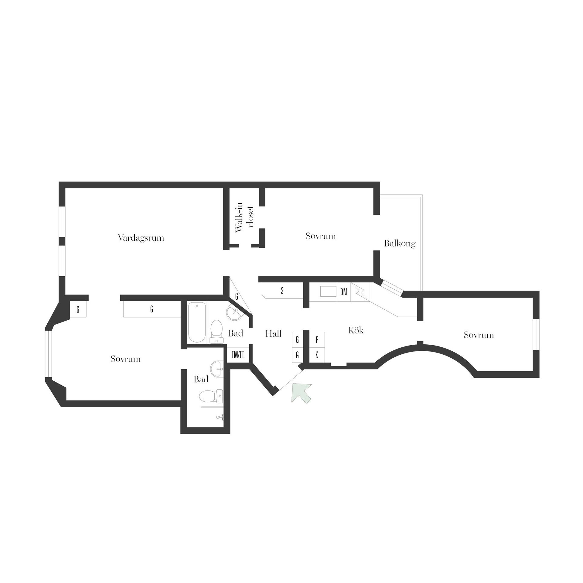 Bostadsrätt, Rörstrandsgatan 34, 4 tr, Vasastan/Birkastan, Stockholm