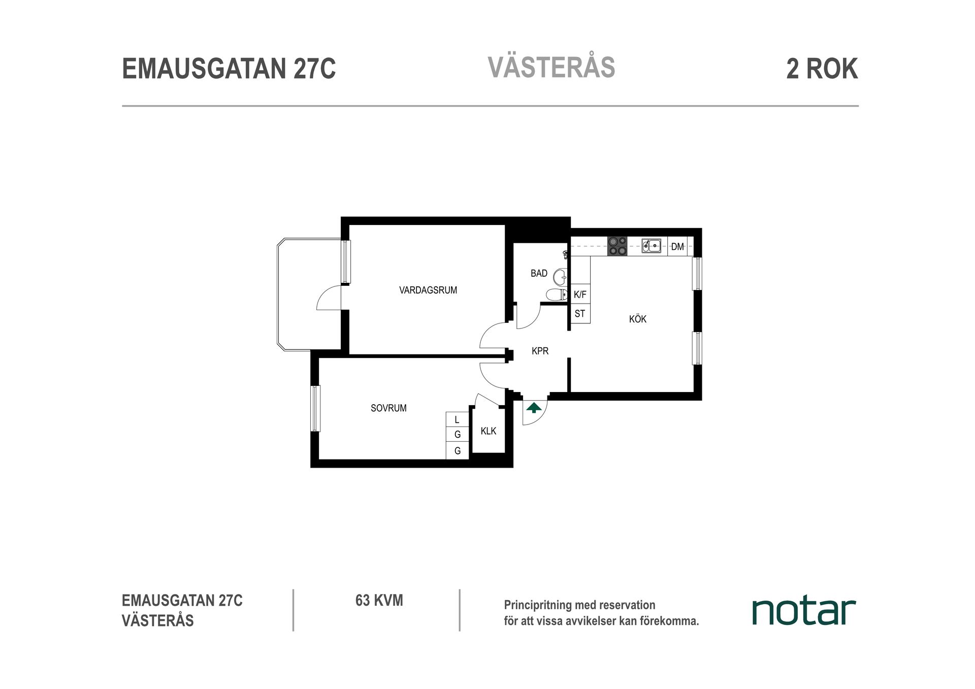 Bostadsrätt, Emausgatan 27C, Västerås