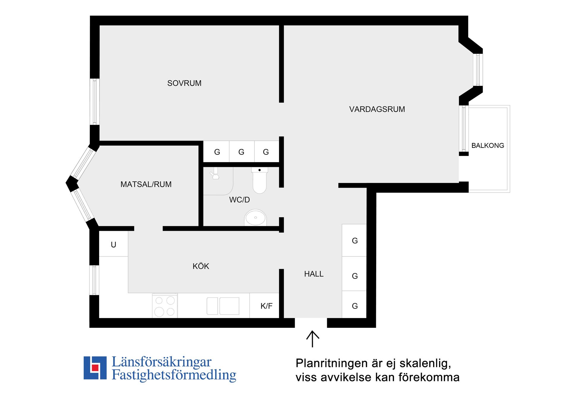Bostadsrätt, Centralvägen 8A, Centralt, Upplands Väsby