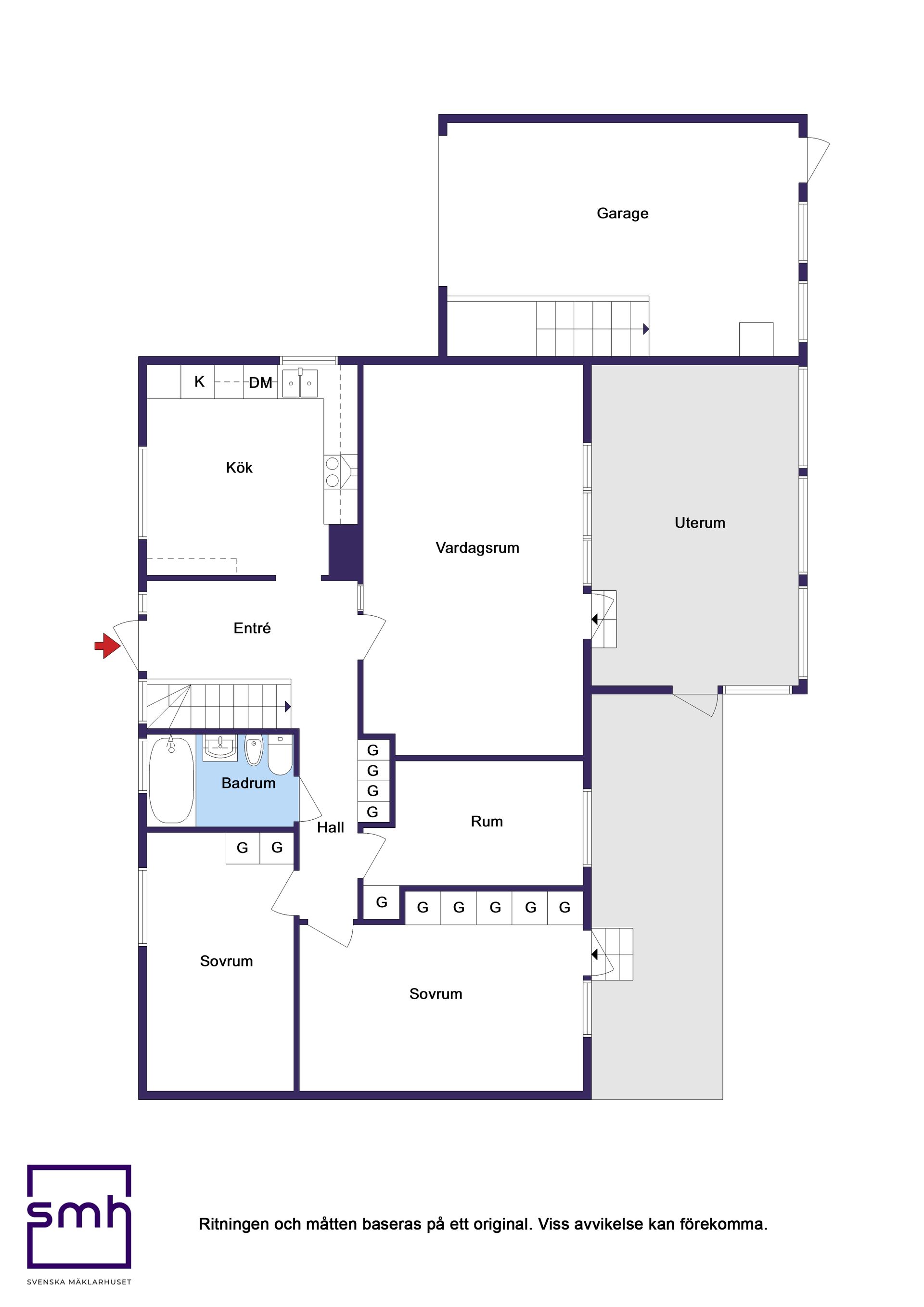 Villa, Nytäppsvägen 8, Tollarp, Kristianstad